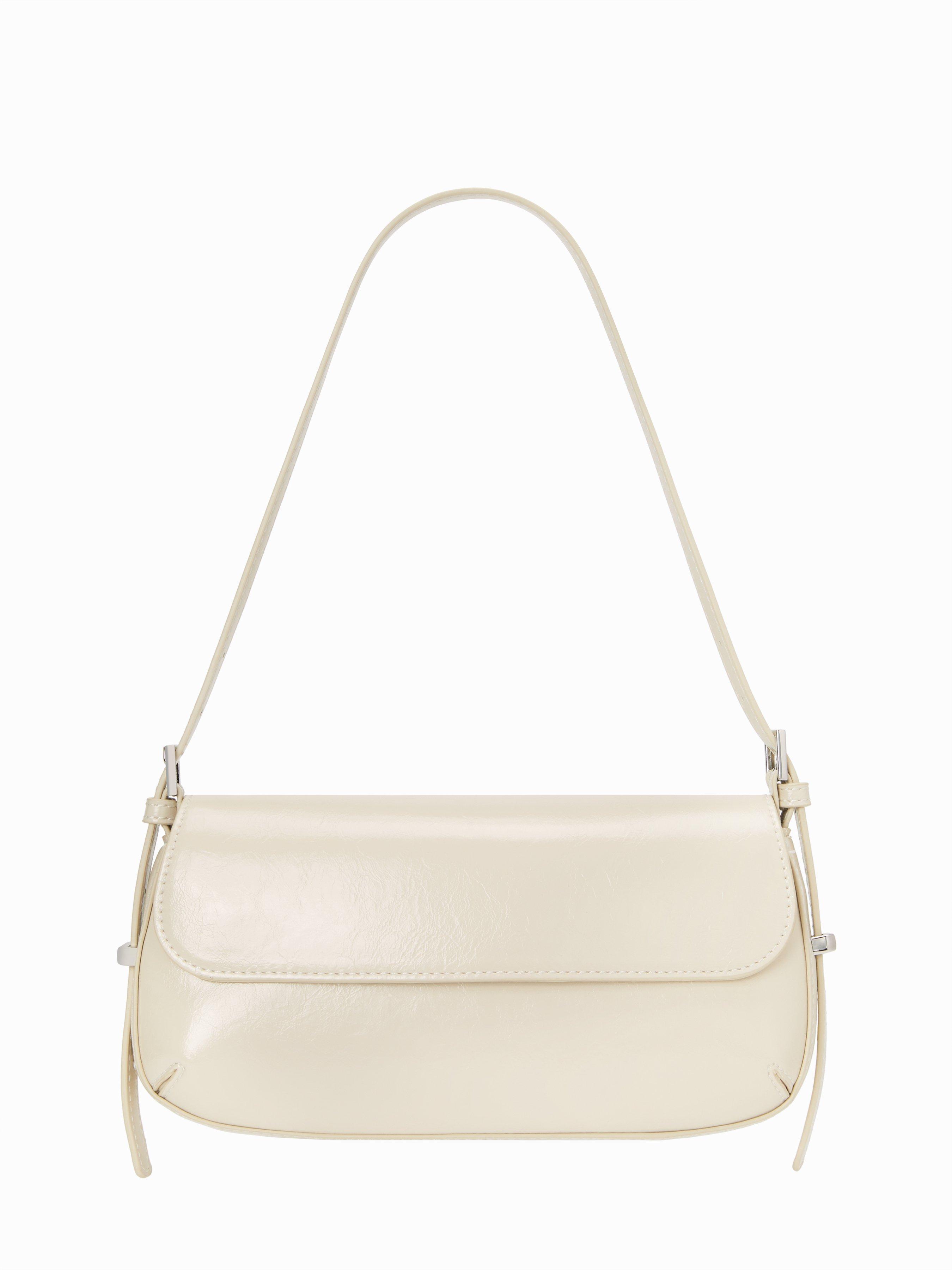 FAUX SUEDE SHOULDER BAG by CIDER