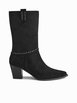 FAUX SUEDE STUDDED POINTED TOE BOOTS by CIDER FAUX SUEDE STUDDED POINTED TOE BOOTS by CIDER