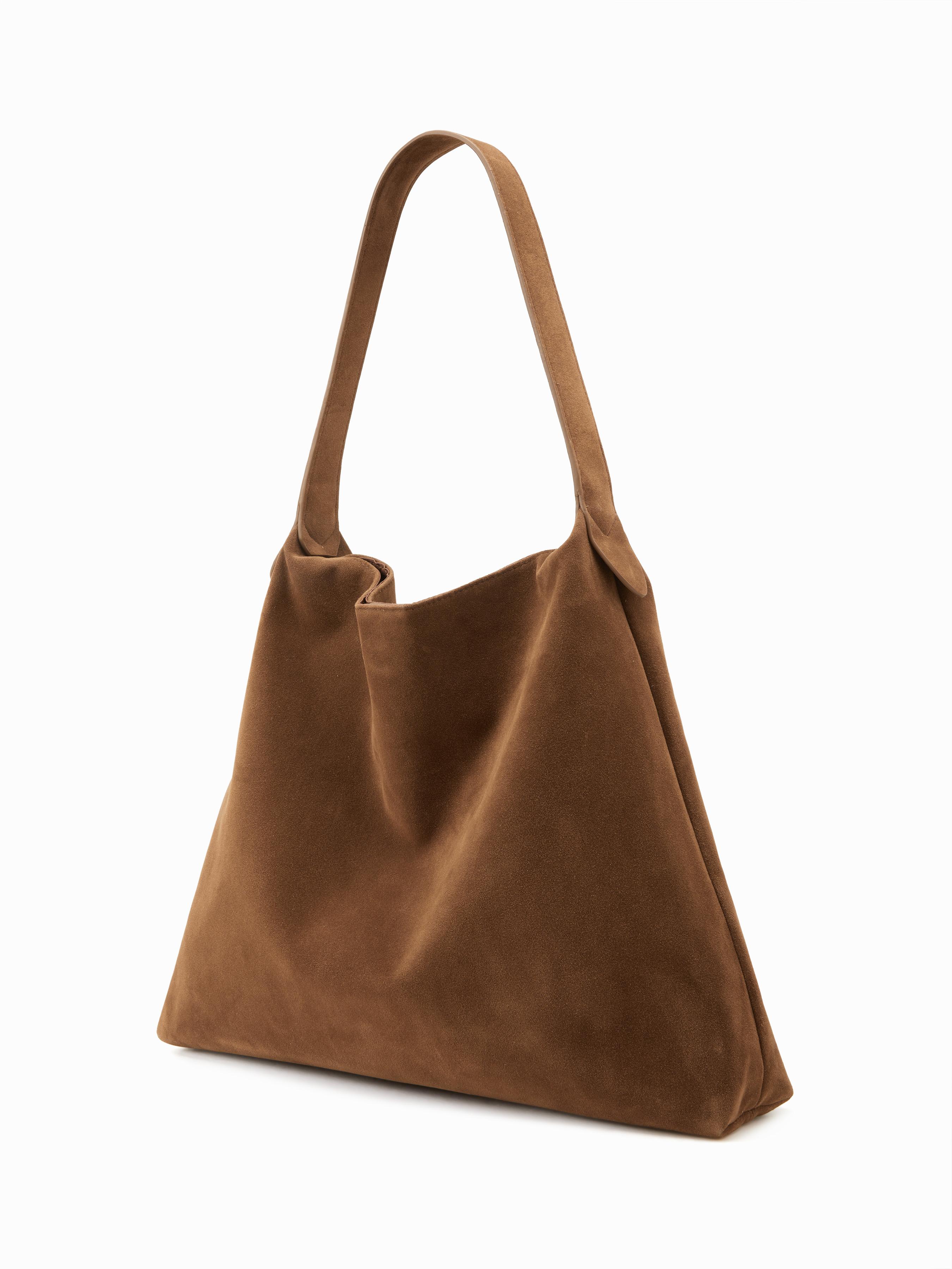 FAUX SUEDE TOTE BAG by CIDER