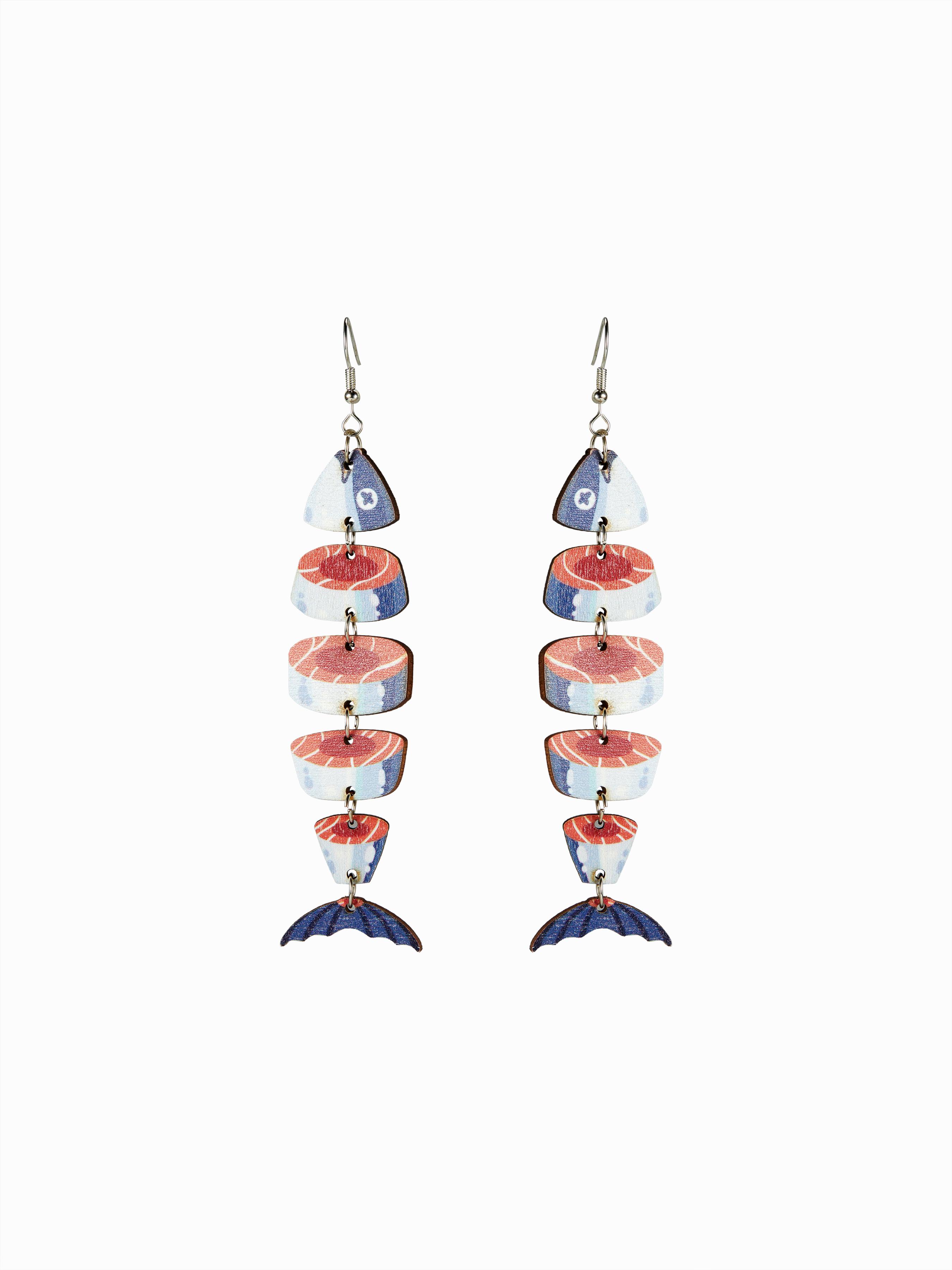 FISH DROP EARRINGS by CIDER