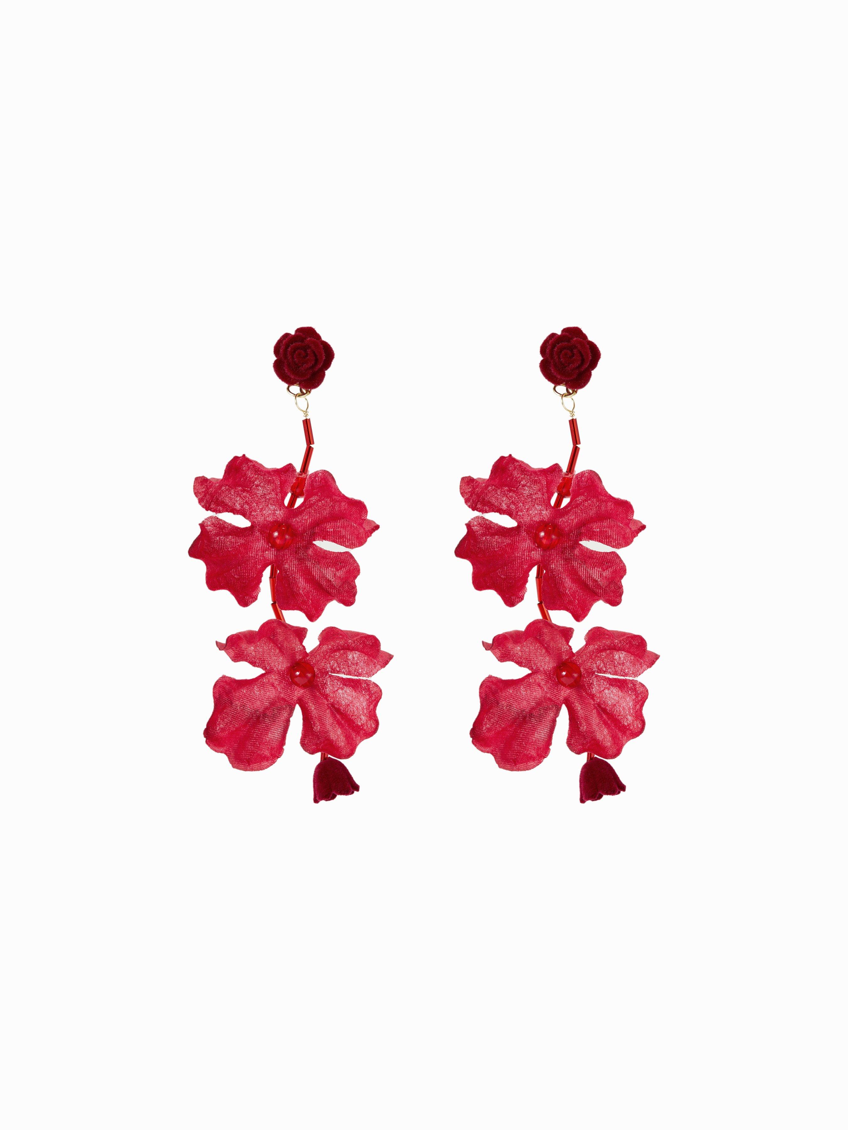 FLORAL DROP EARRINGS by CIDER