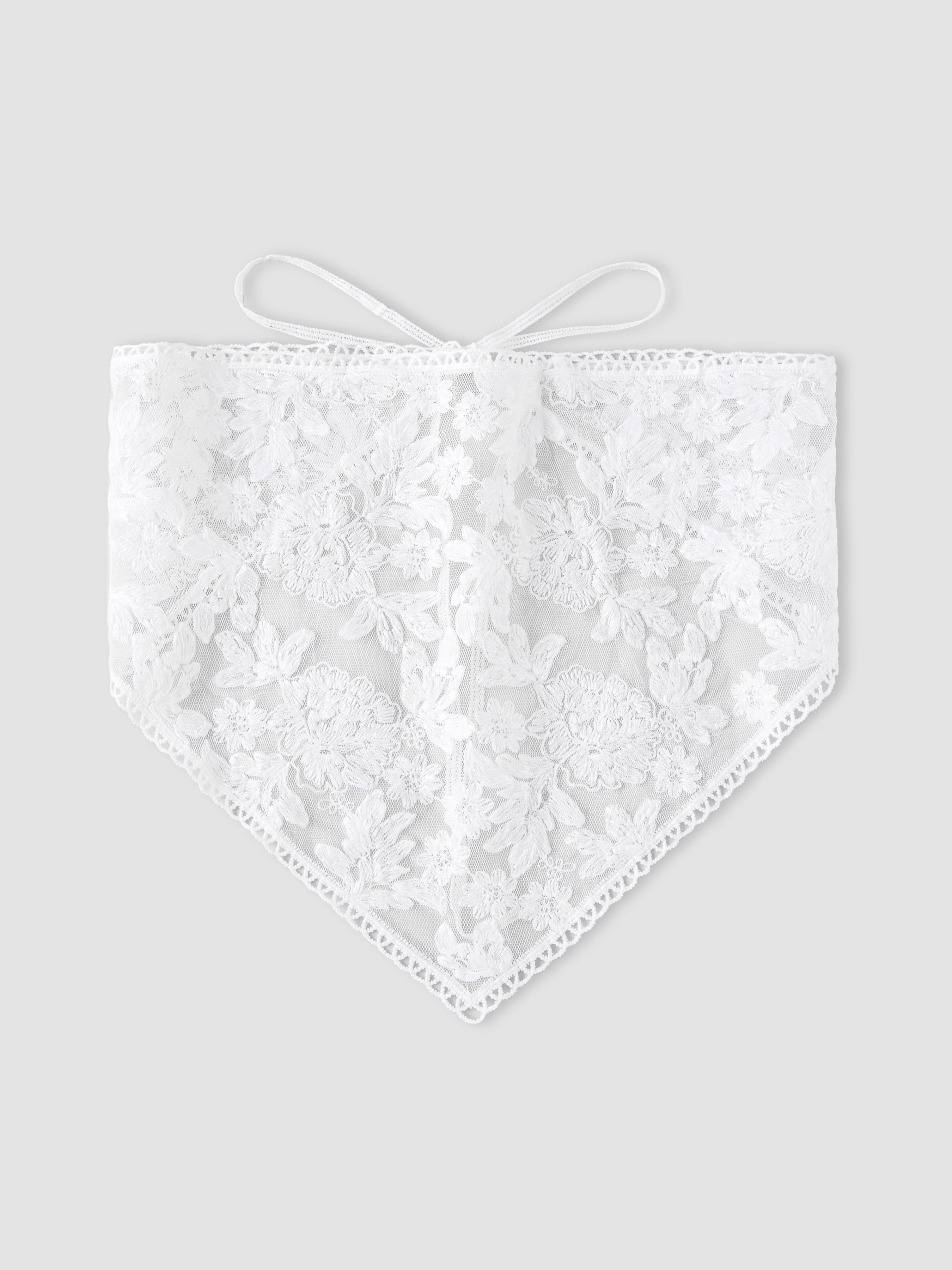 FLORAL LACE HEADSCARF by CIDER