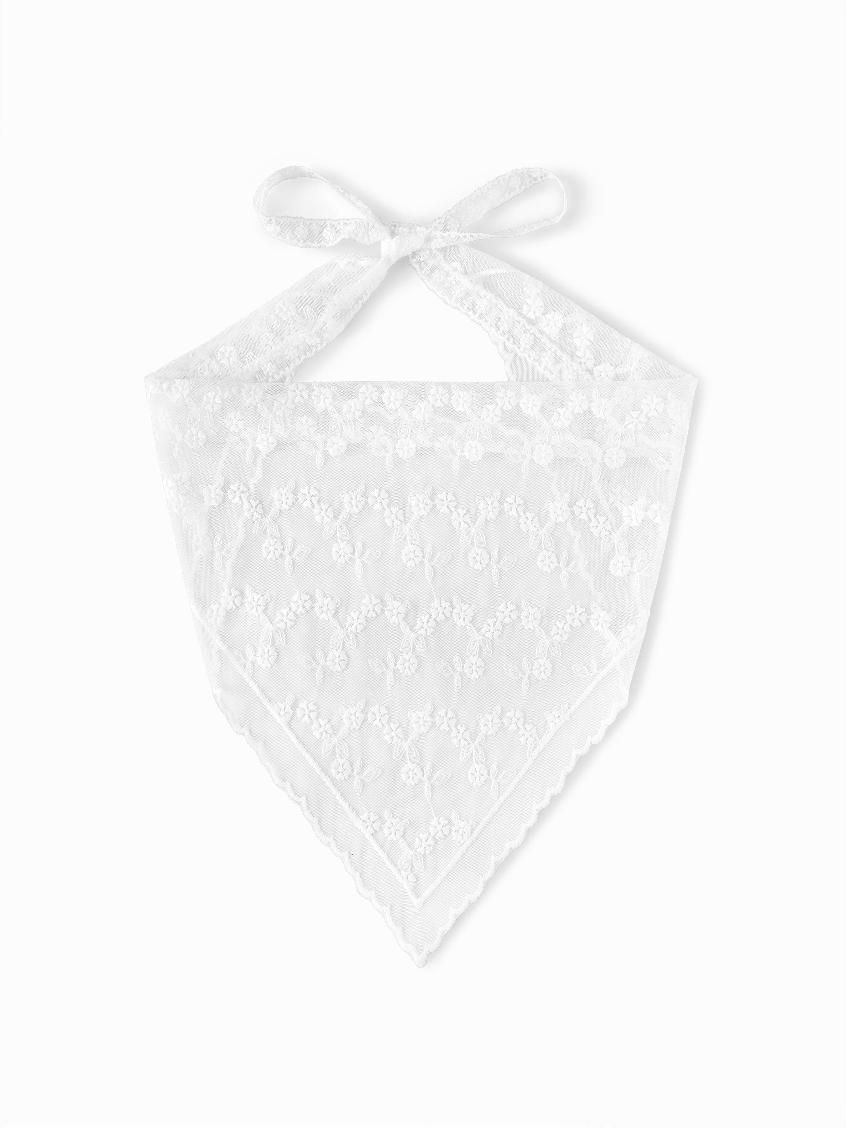 FLORAL LACE HEADSCARF by CIDER