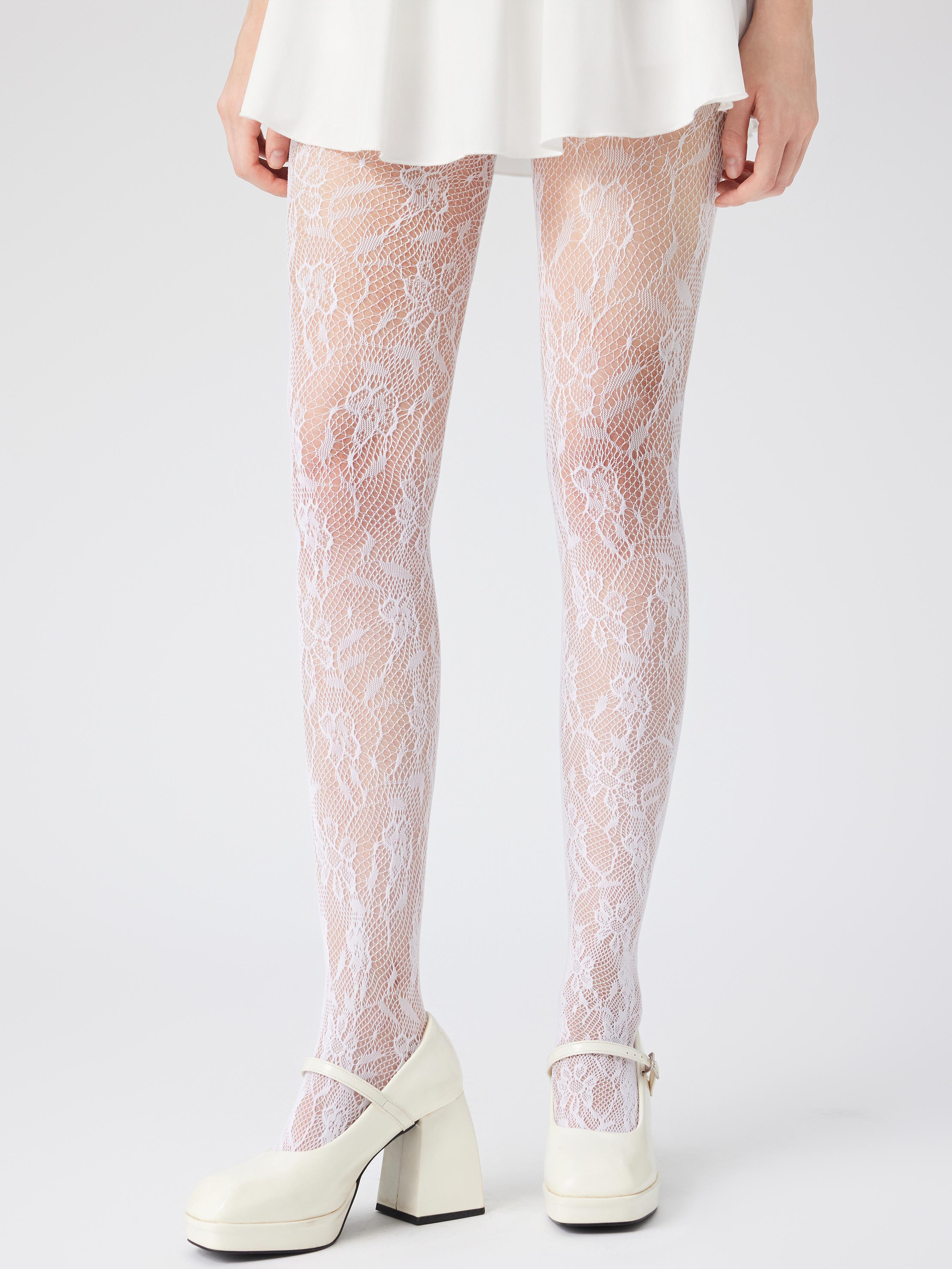 FLORAL LACE TIGHTS by CIDER