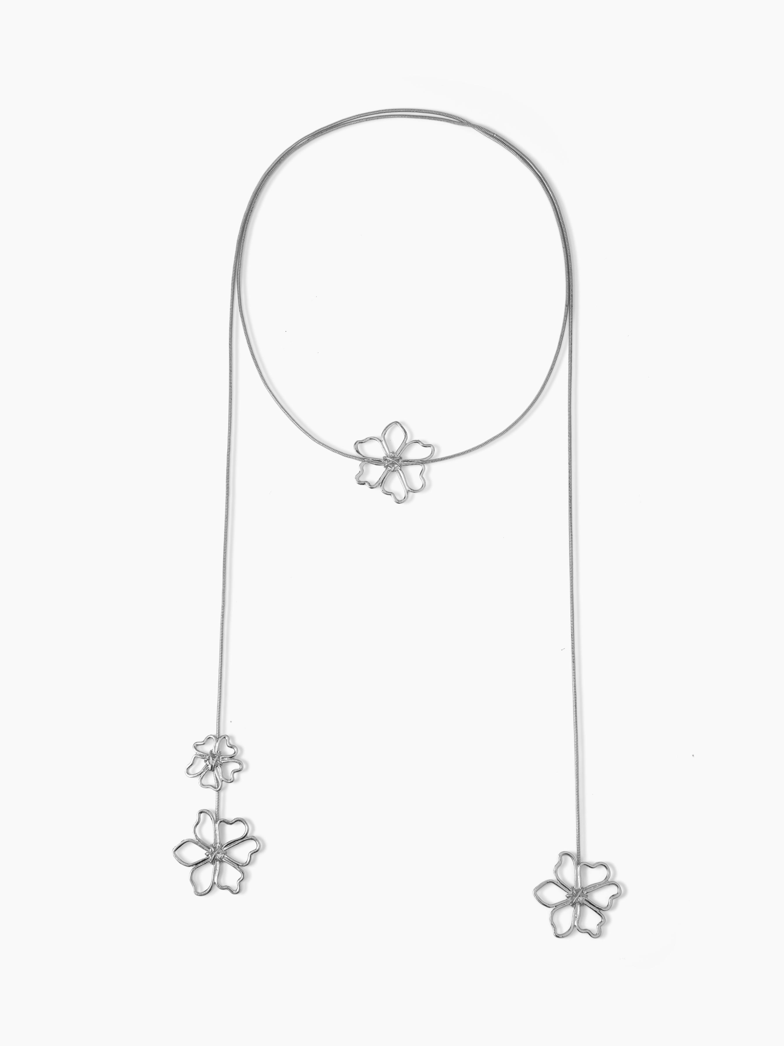 FLORAL LONG NECKLACE by CIDER