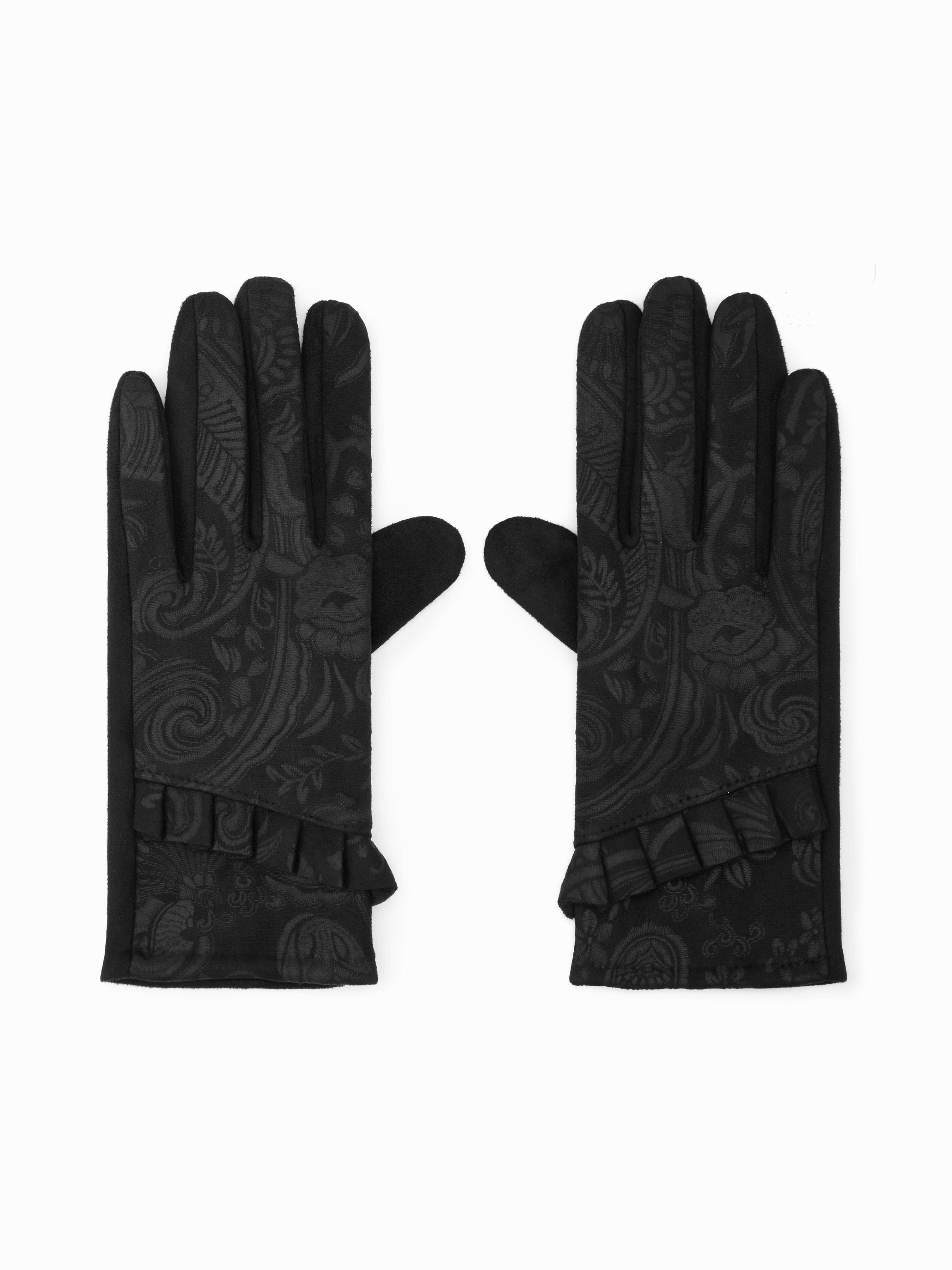 FLORAL PATTERN GLOVES by CIDER