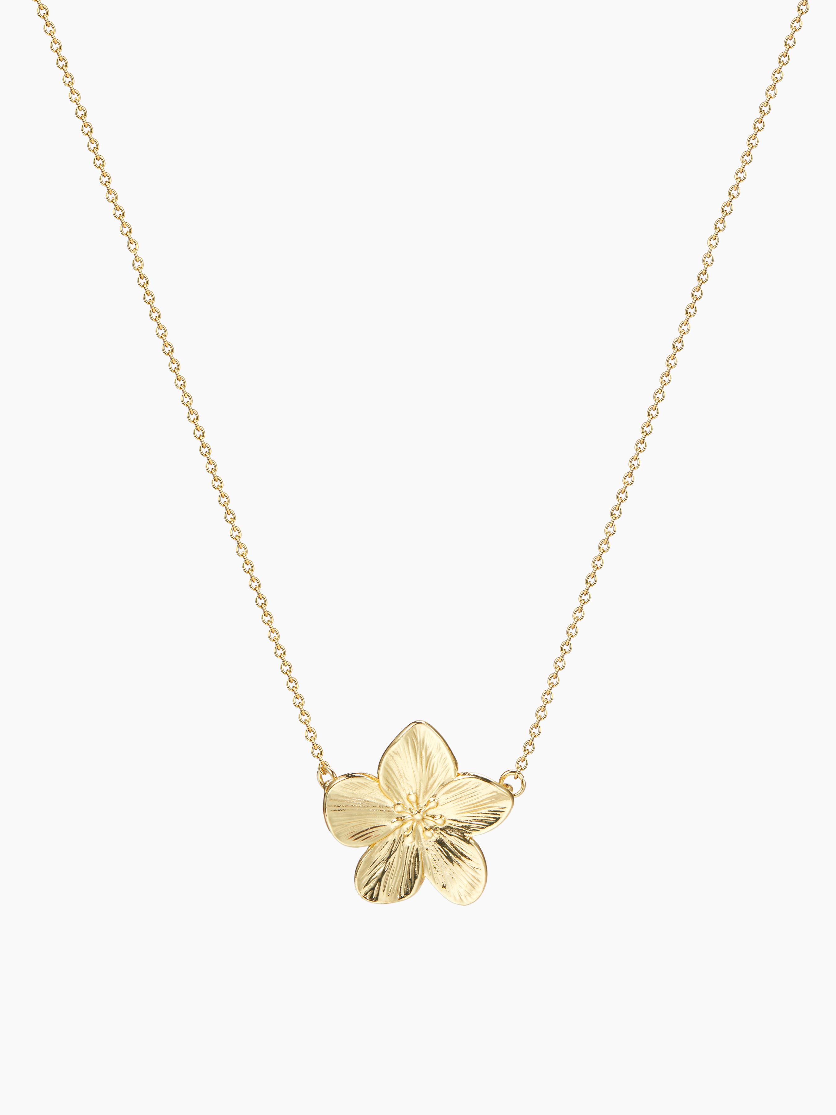 FLORAL PENDANT NECKLACE by CIDER