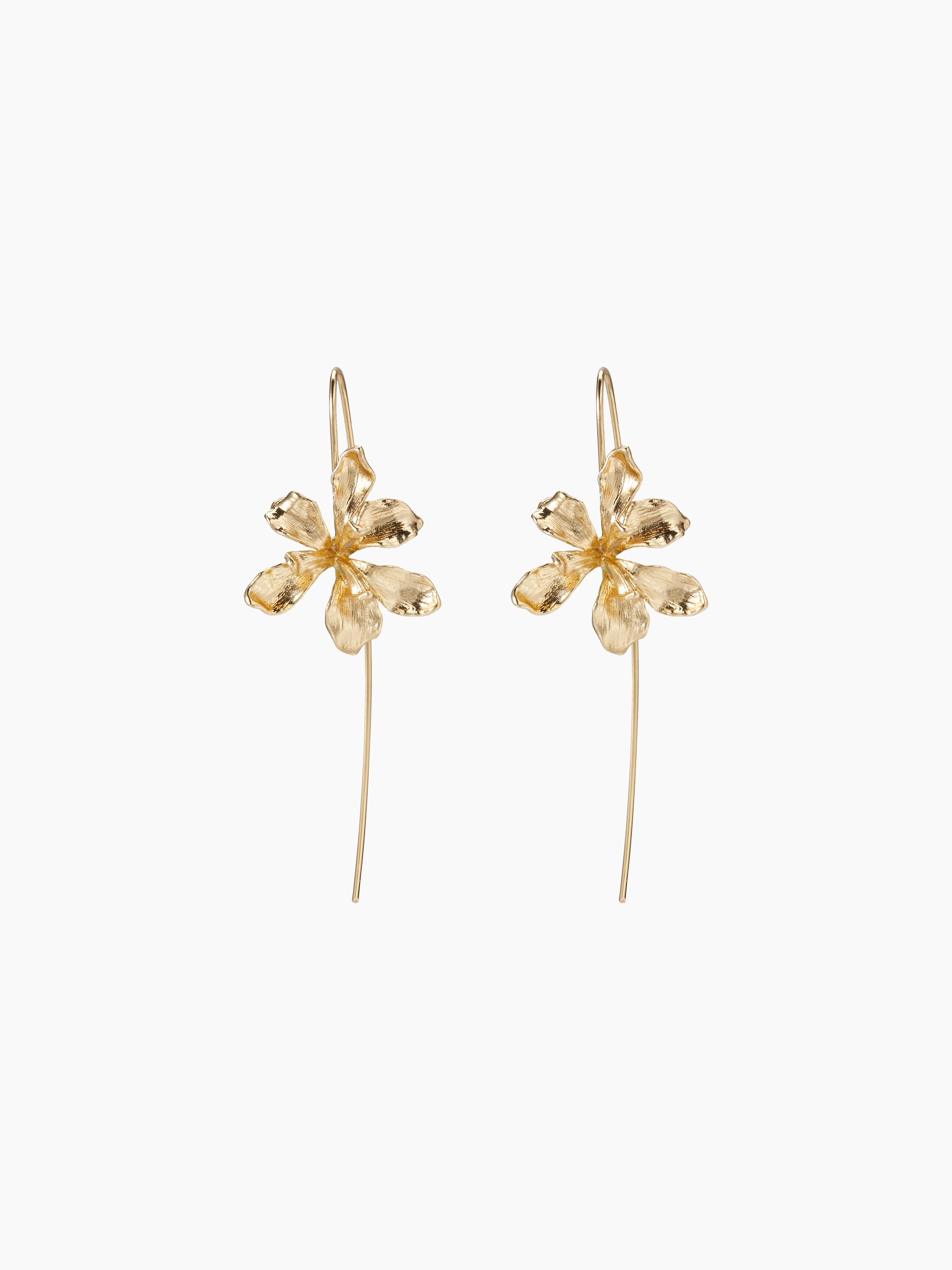 FLOWER DROP EARRINGS by CIDER
