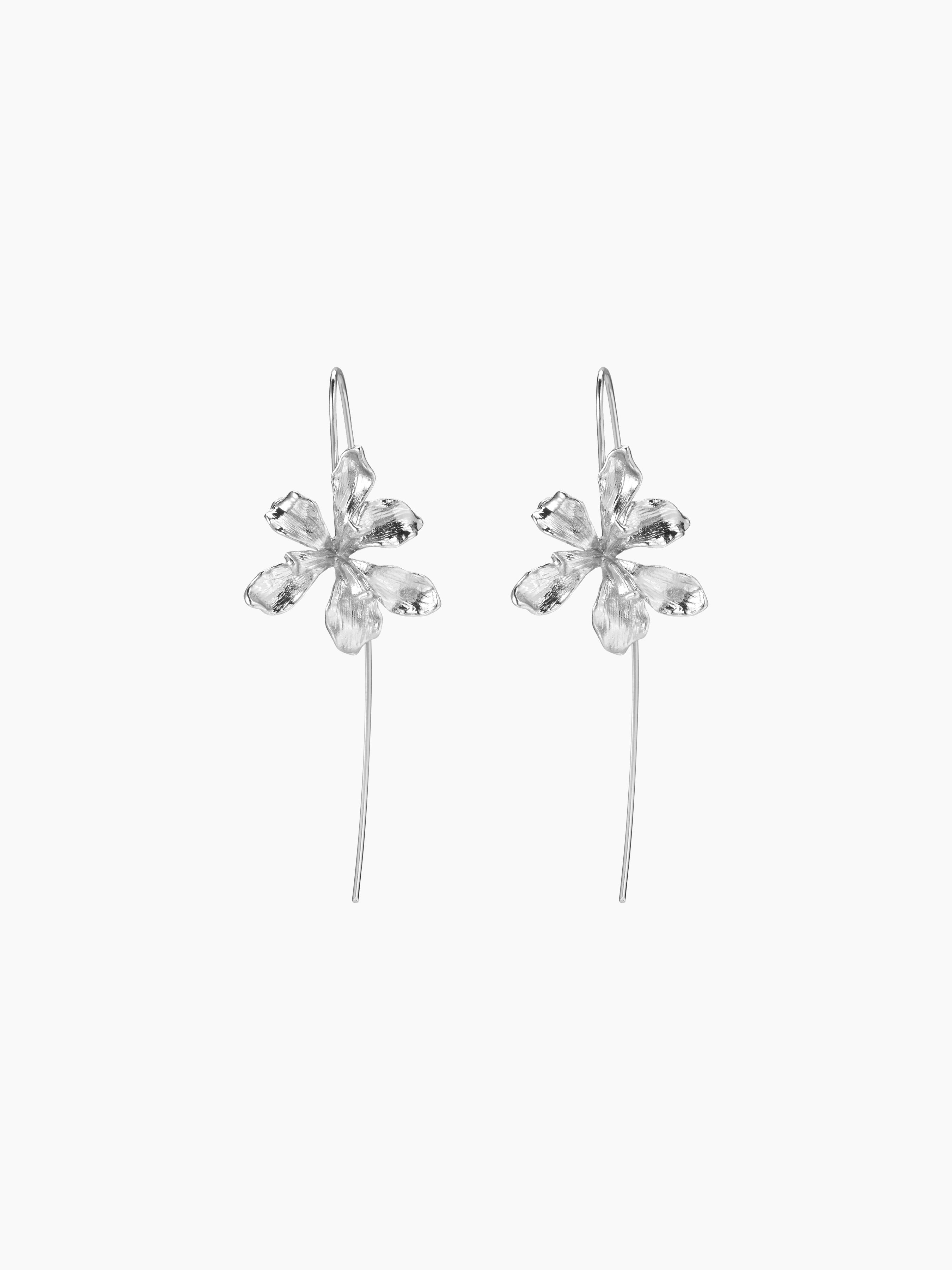 FLOWER DROP EARRINGS by CIDER