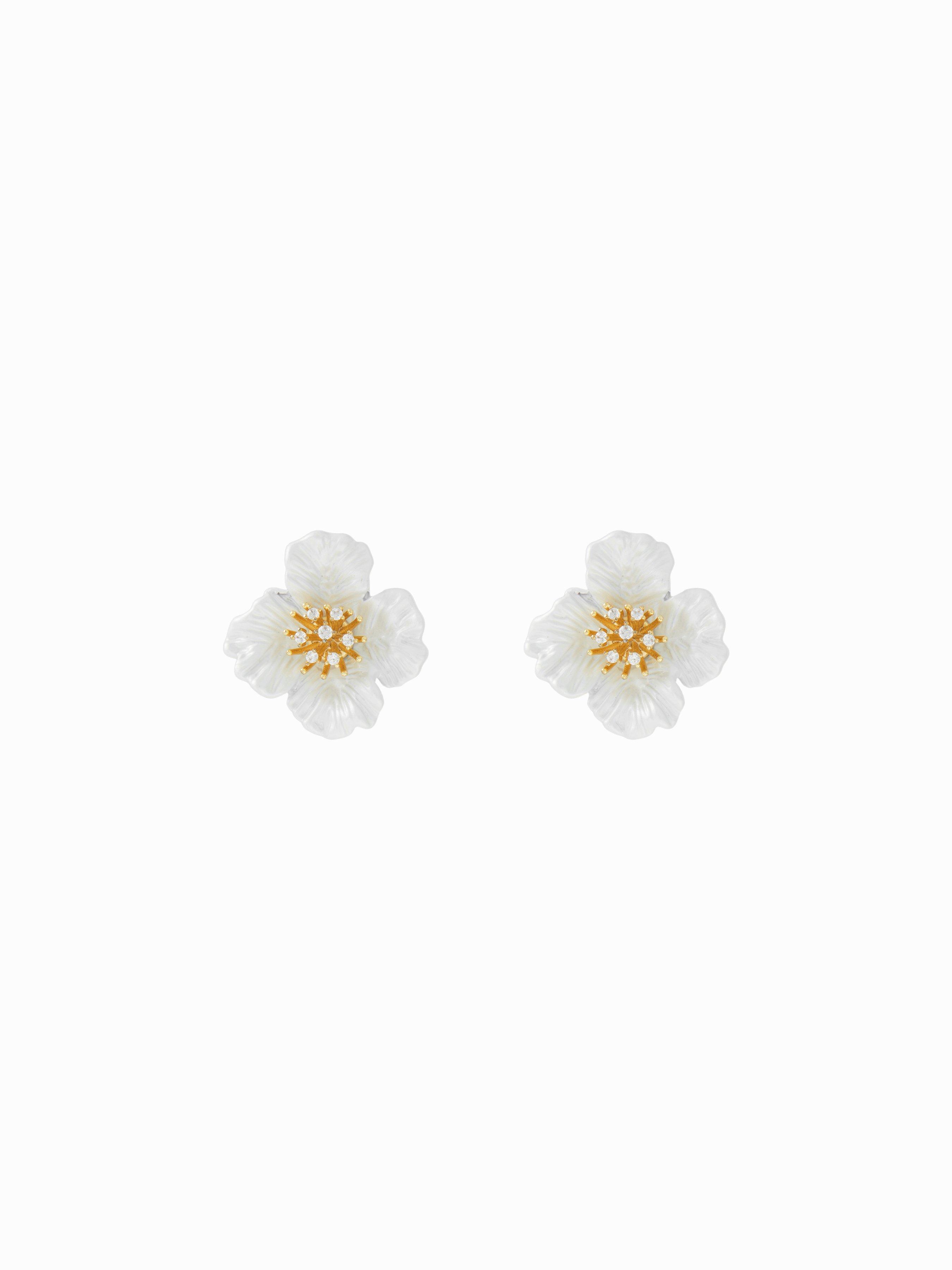 FLOWER STUD EARRINGS by CIDER