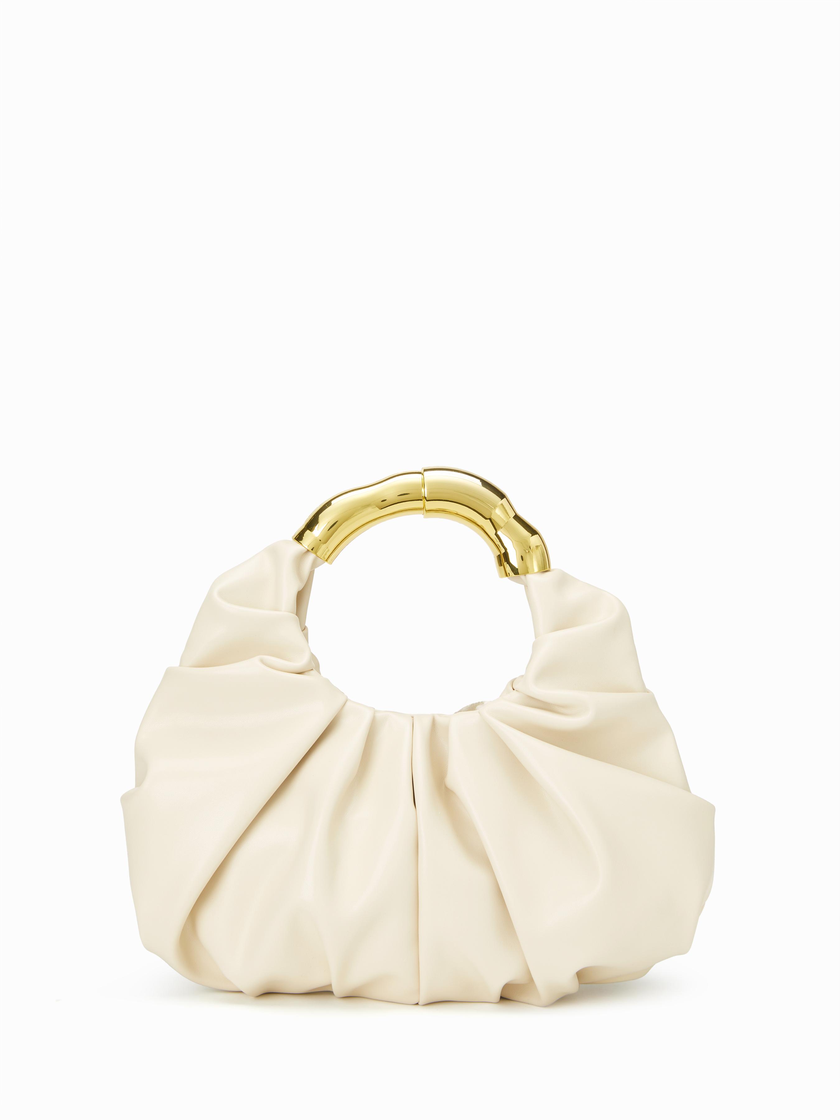 Faltenhandtasche mit Metallgriff by CIDER