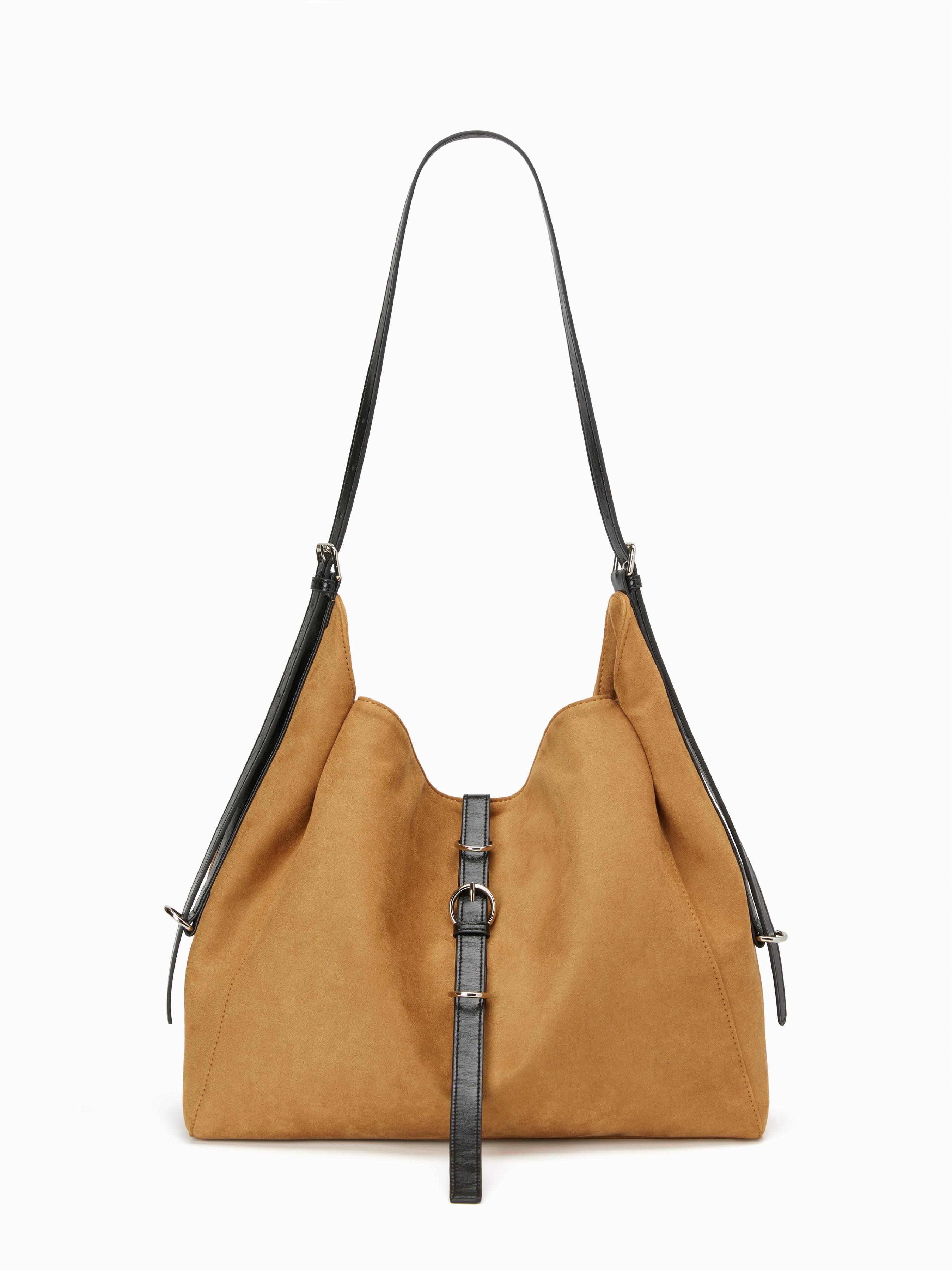 Faux-Suedetasche mit Verschluss by CIDER