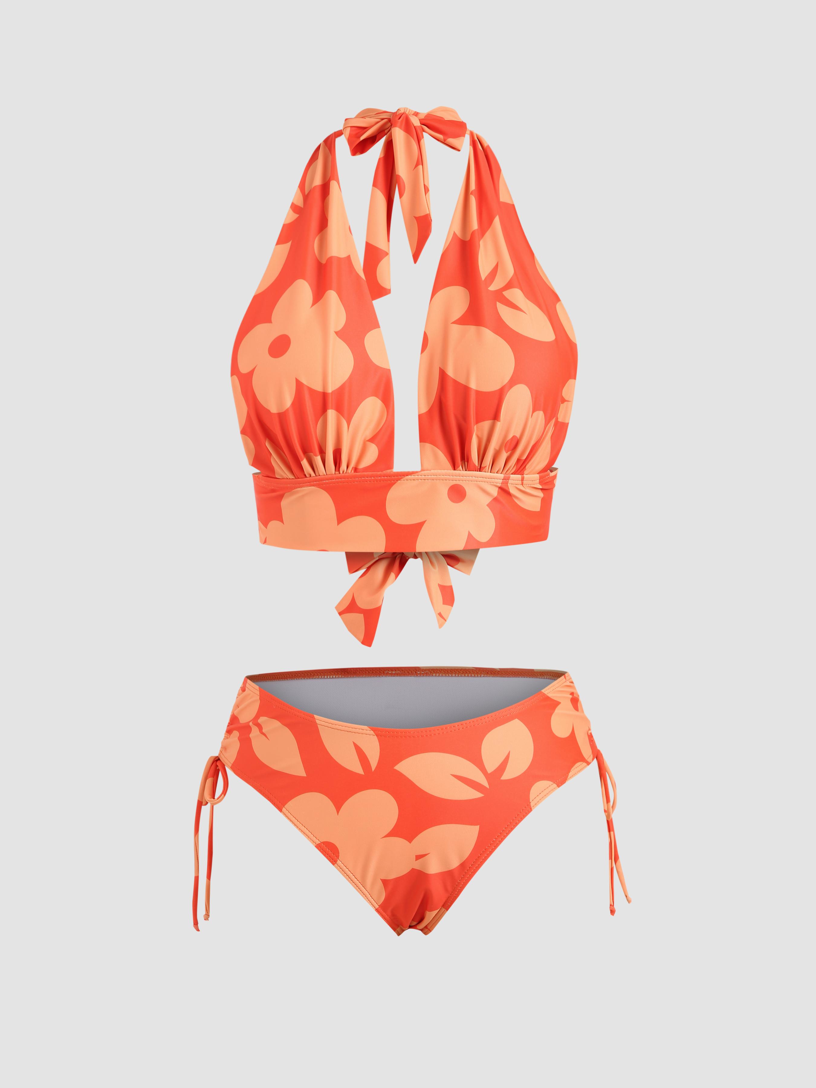 Floral Halter Tankini Set by CIDER