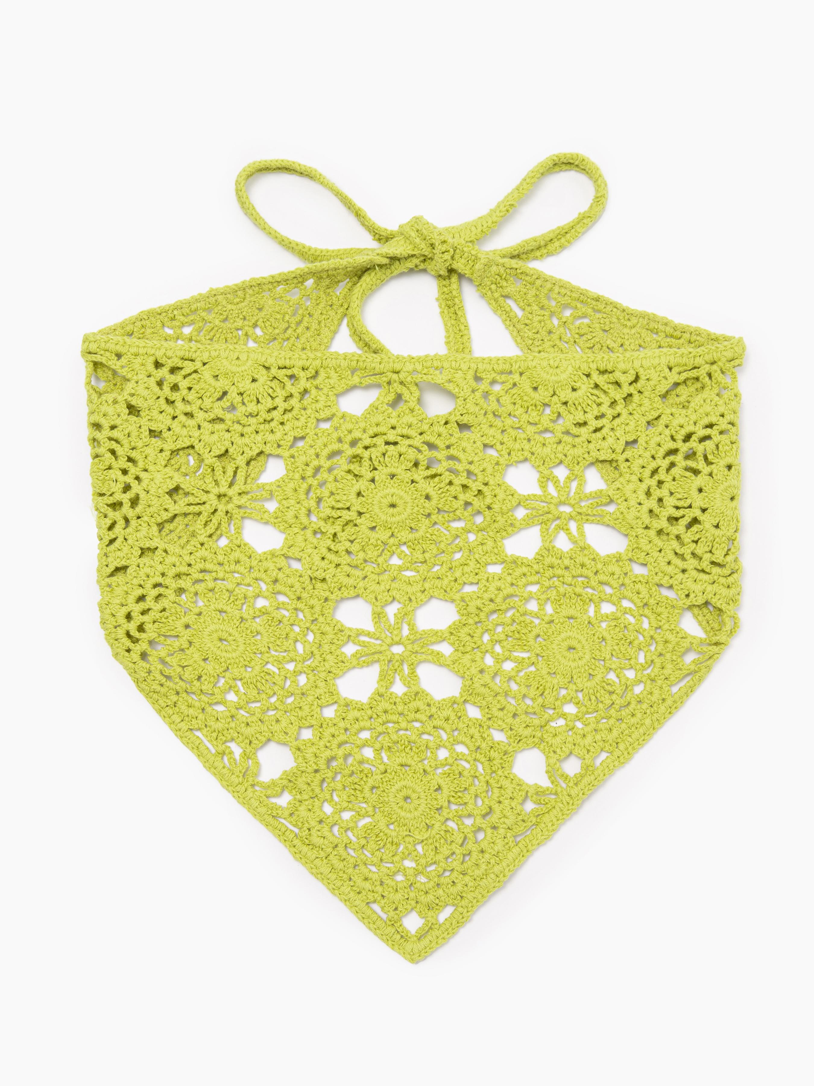 Floral Hollow Out Crochet Hair Band by CIDER