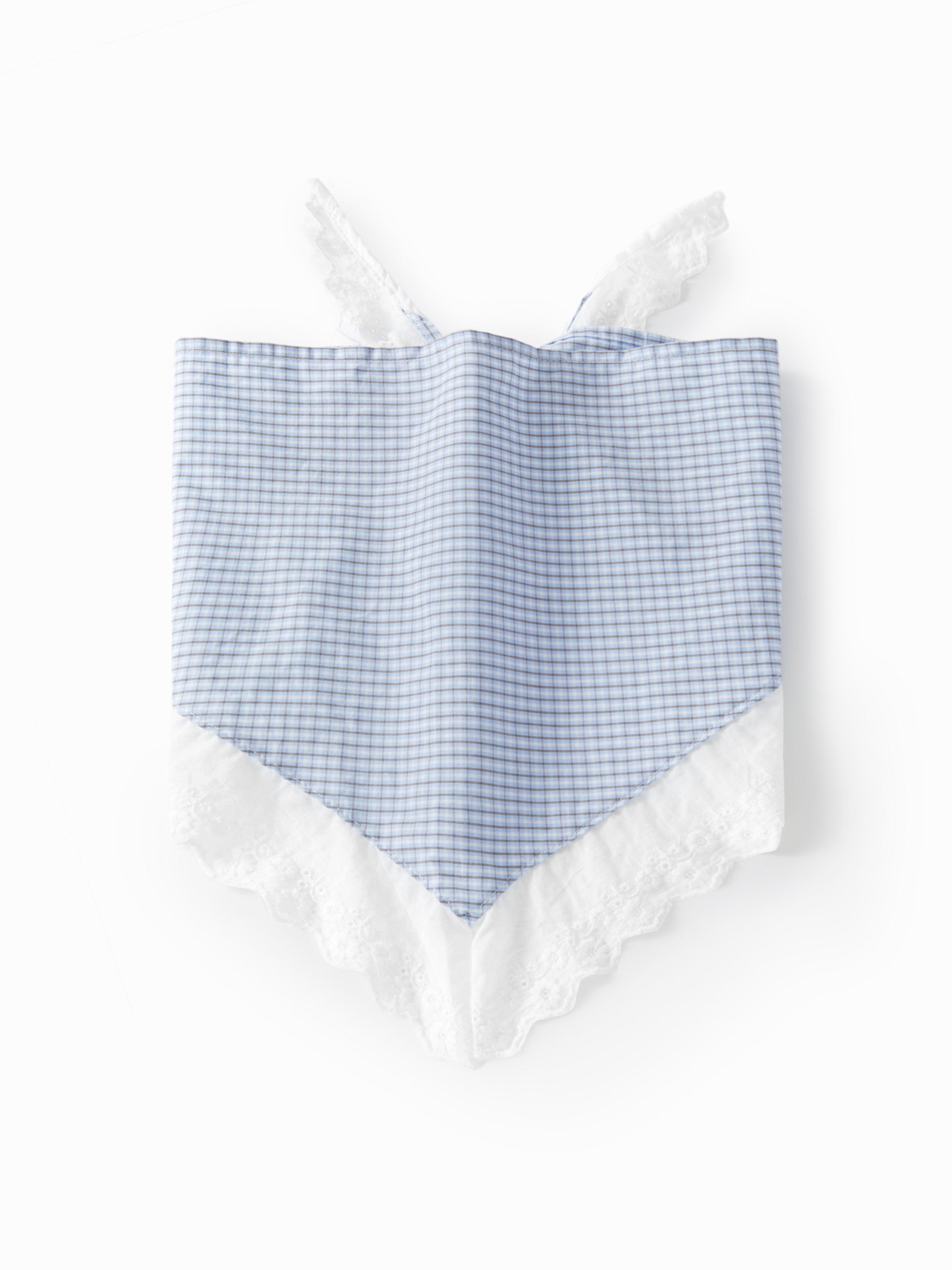 Foulard à pois et dentelle by CIDER