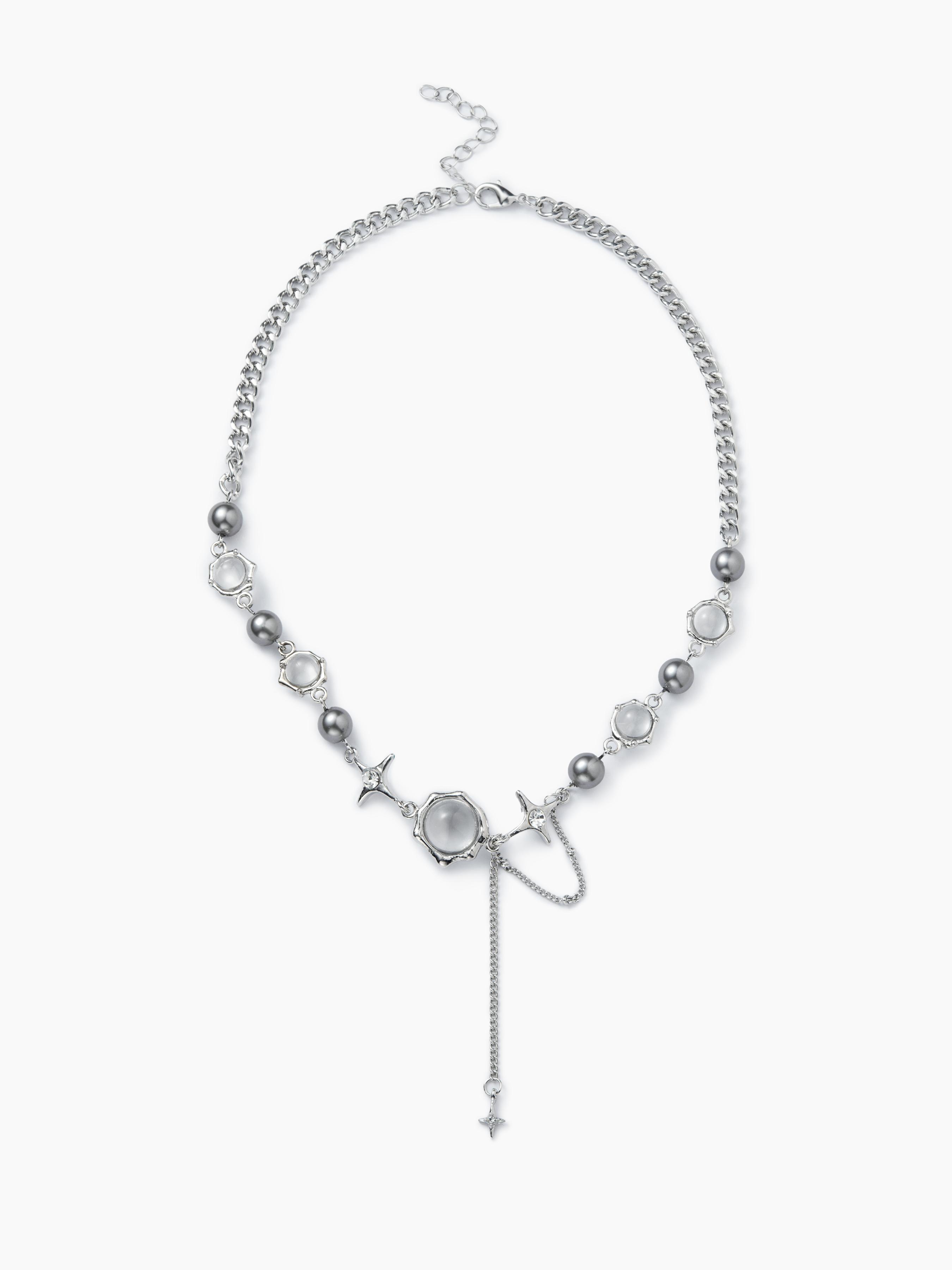 GEMSTONE STAR METALLIC NECKLACE by CIDER