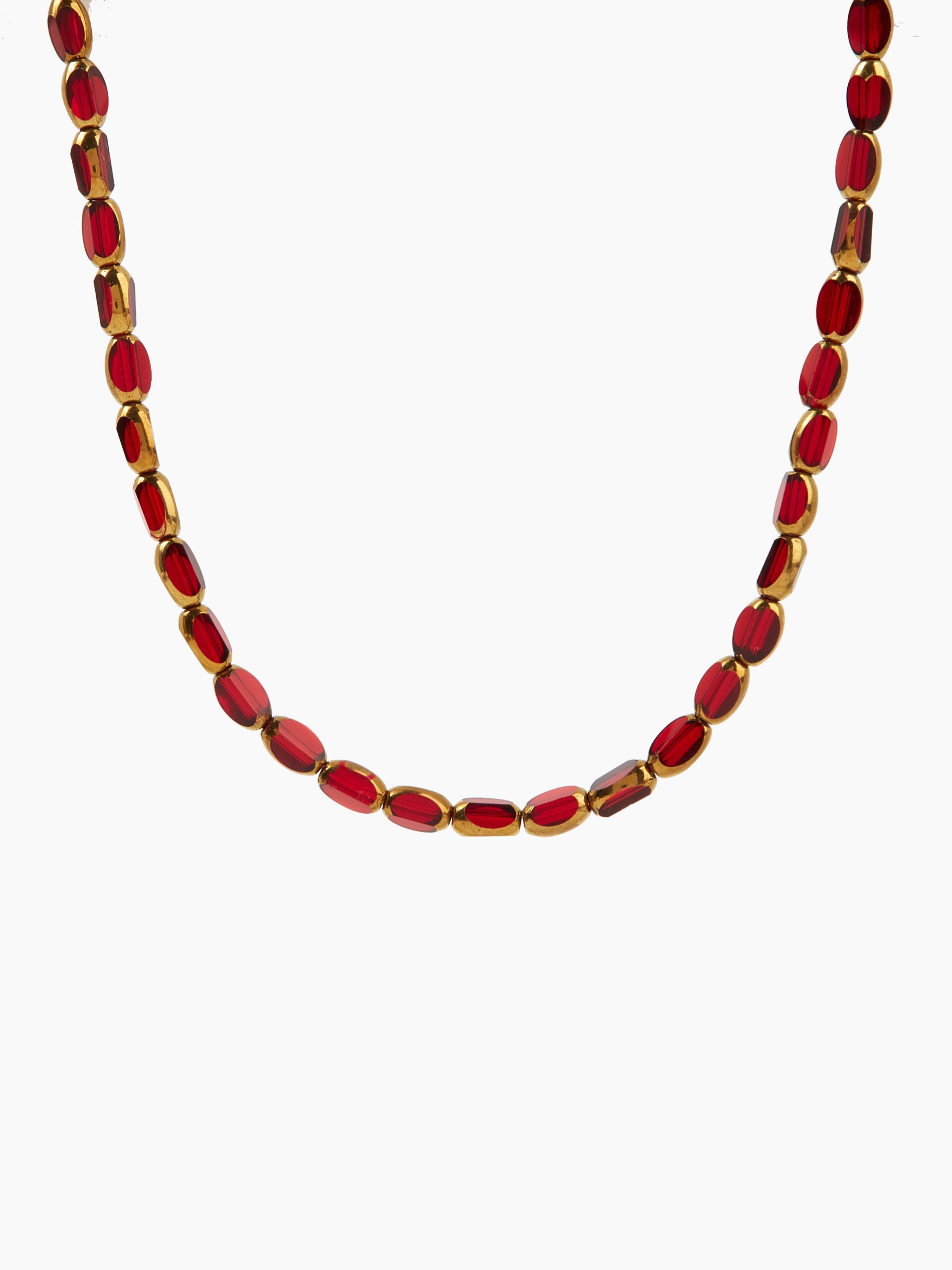 Gemstone Beaded Necklace by CIDER
