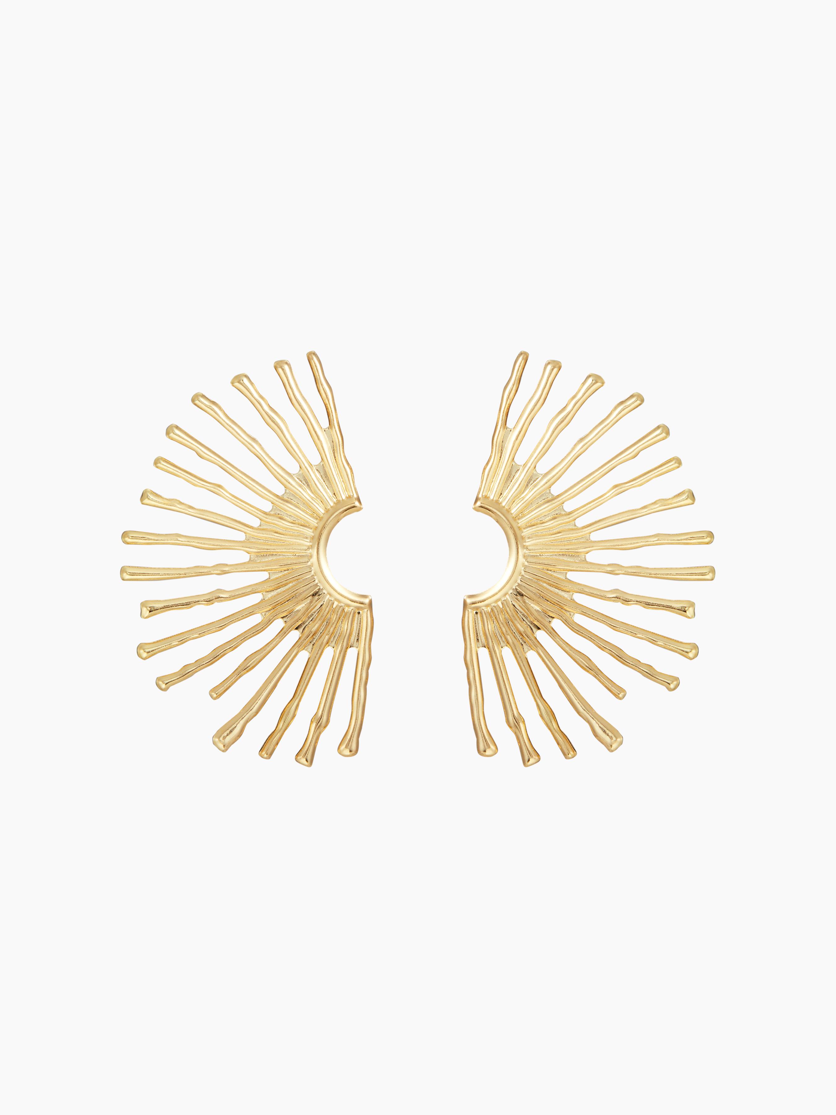 HALF SUN STUD EARRINGS by CIDER