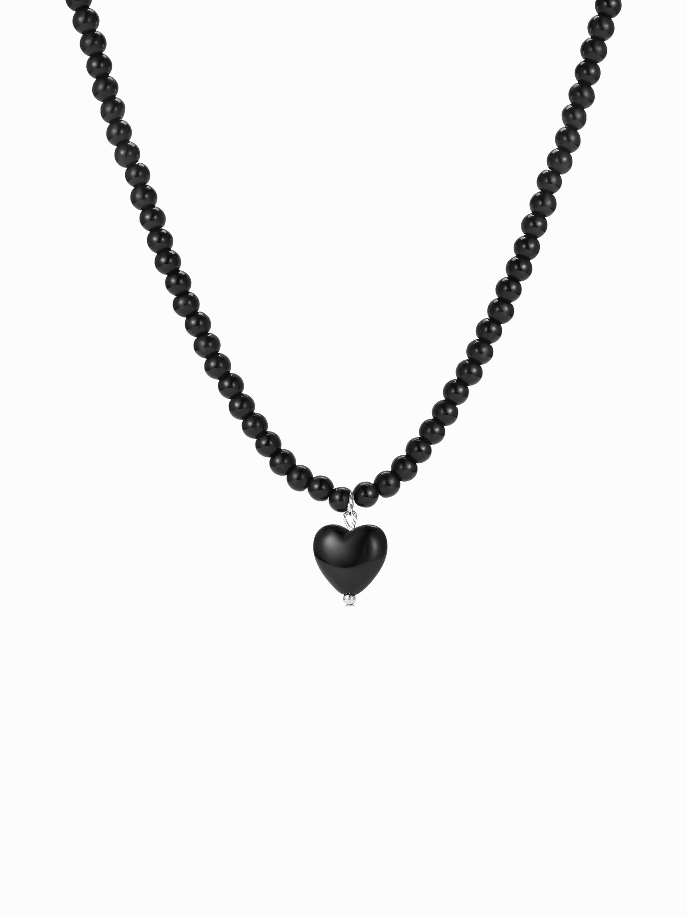 HEART BEADED NECKLACE by CIDER