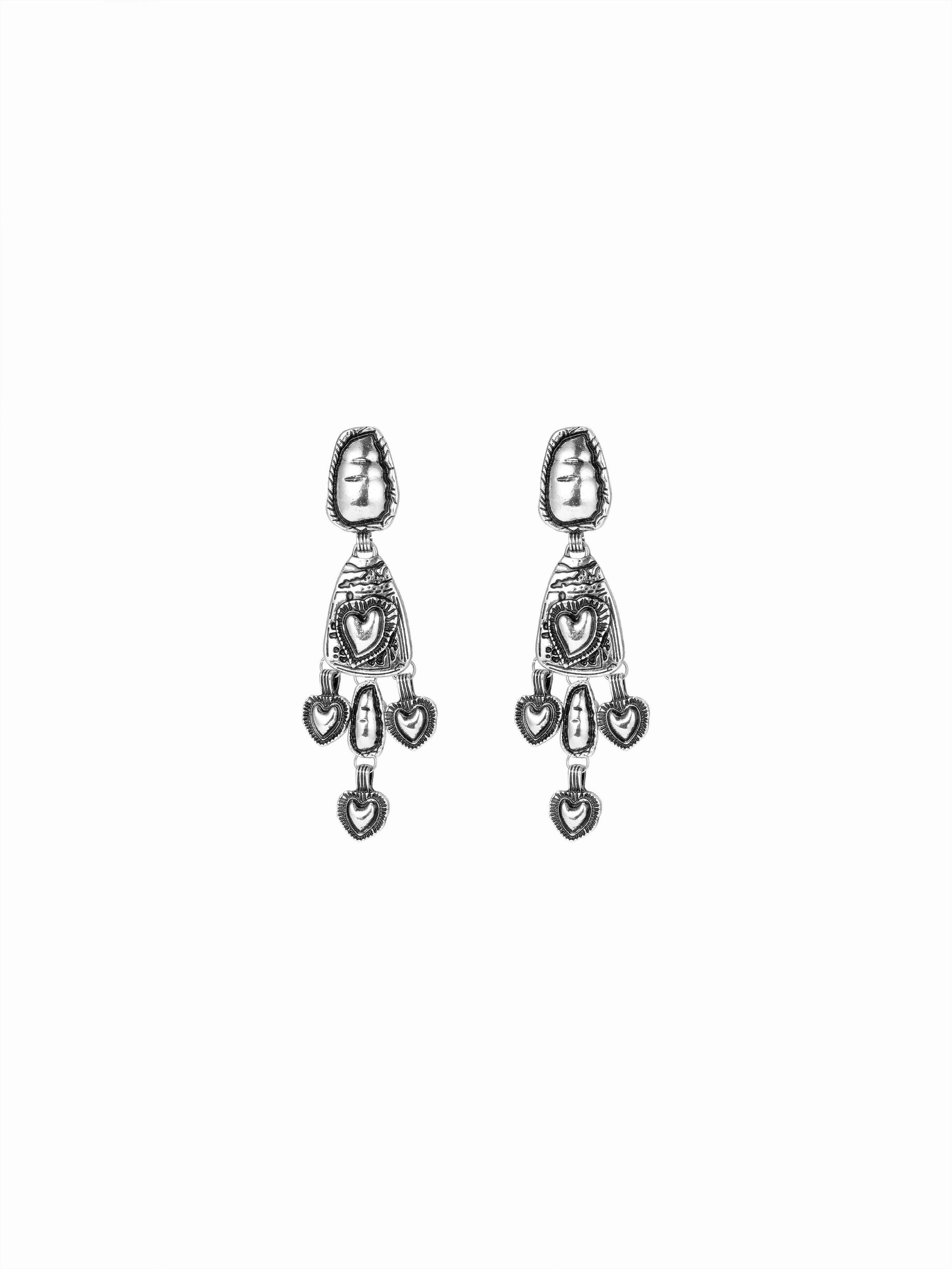 HEART DROP EARRINGS by CIDER