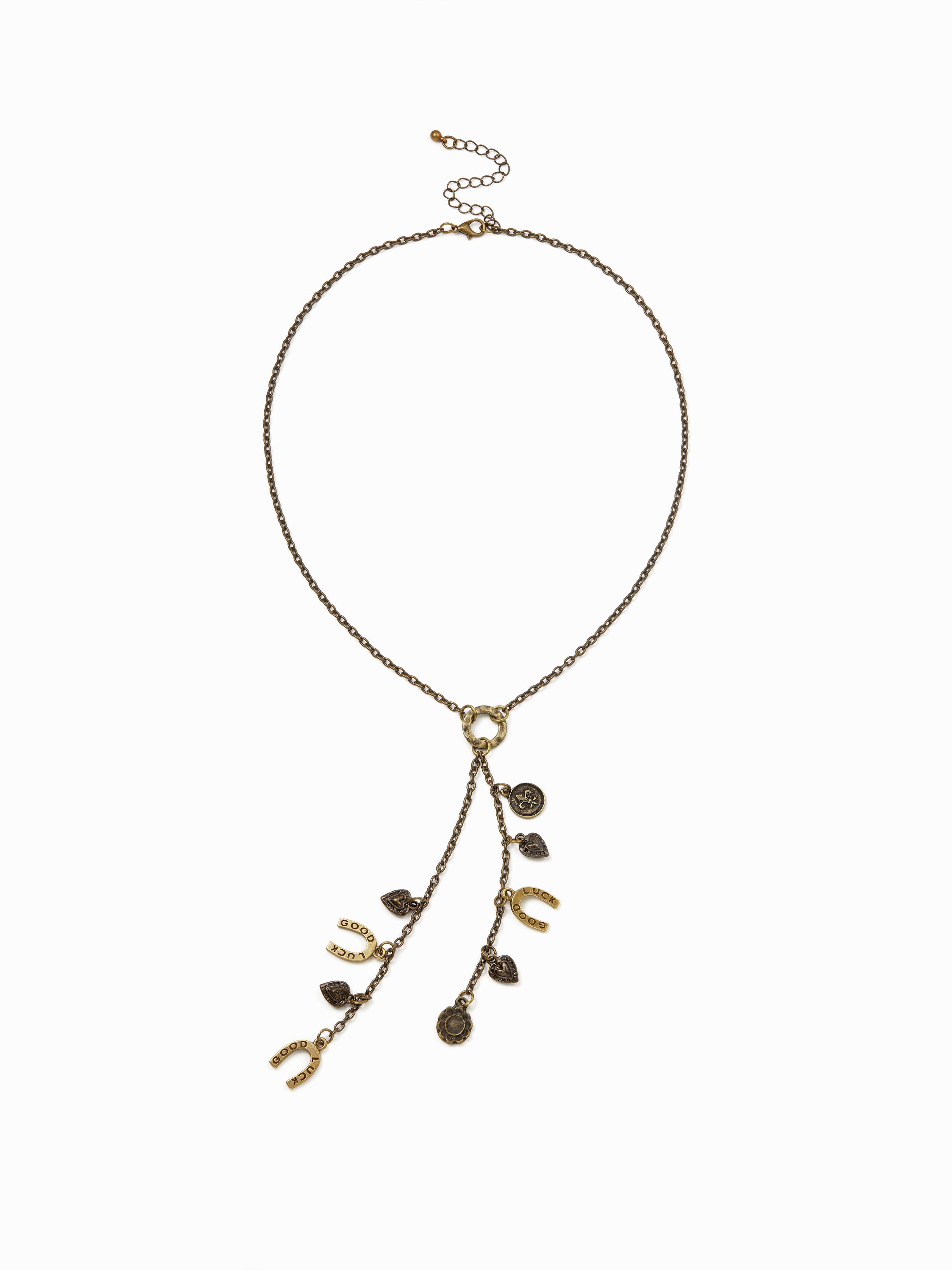 HORSESHOE & HEART NECKLACE by CIDER