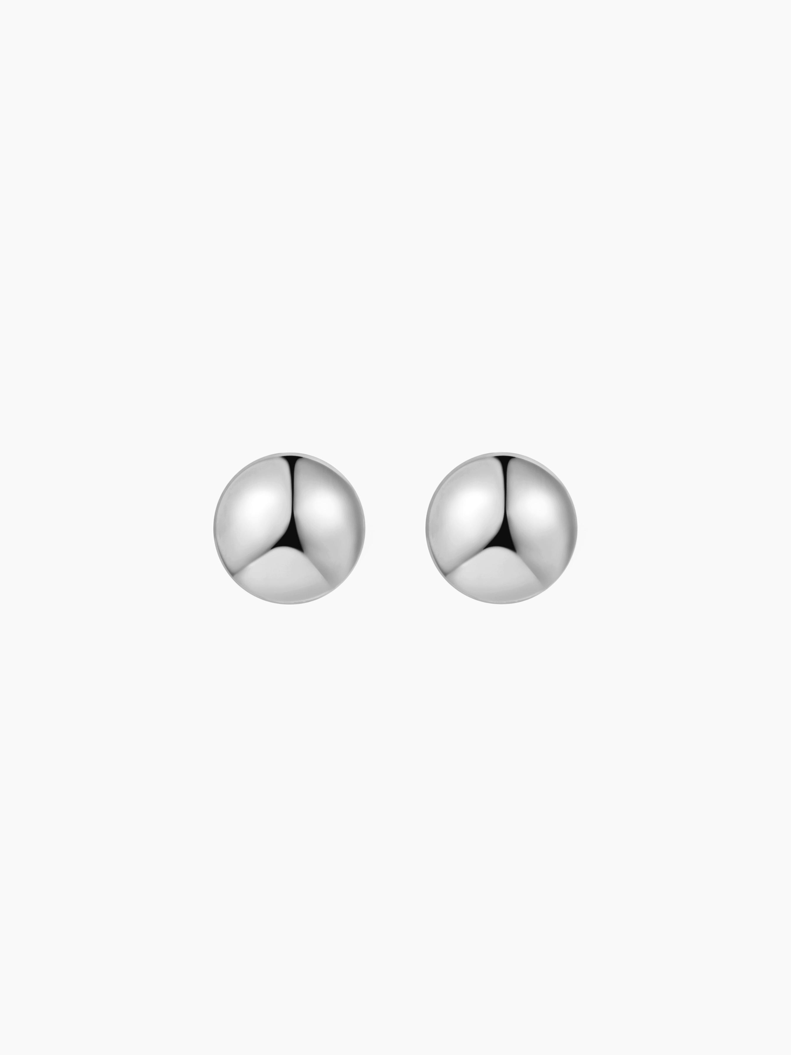 Hemispheric Stainless Steel Ear Clips by CIDER