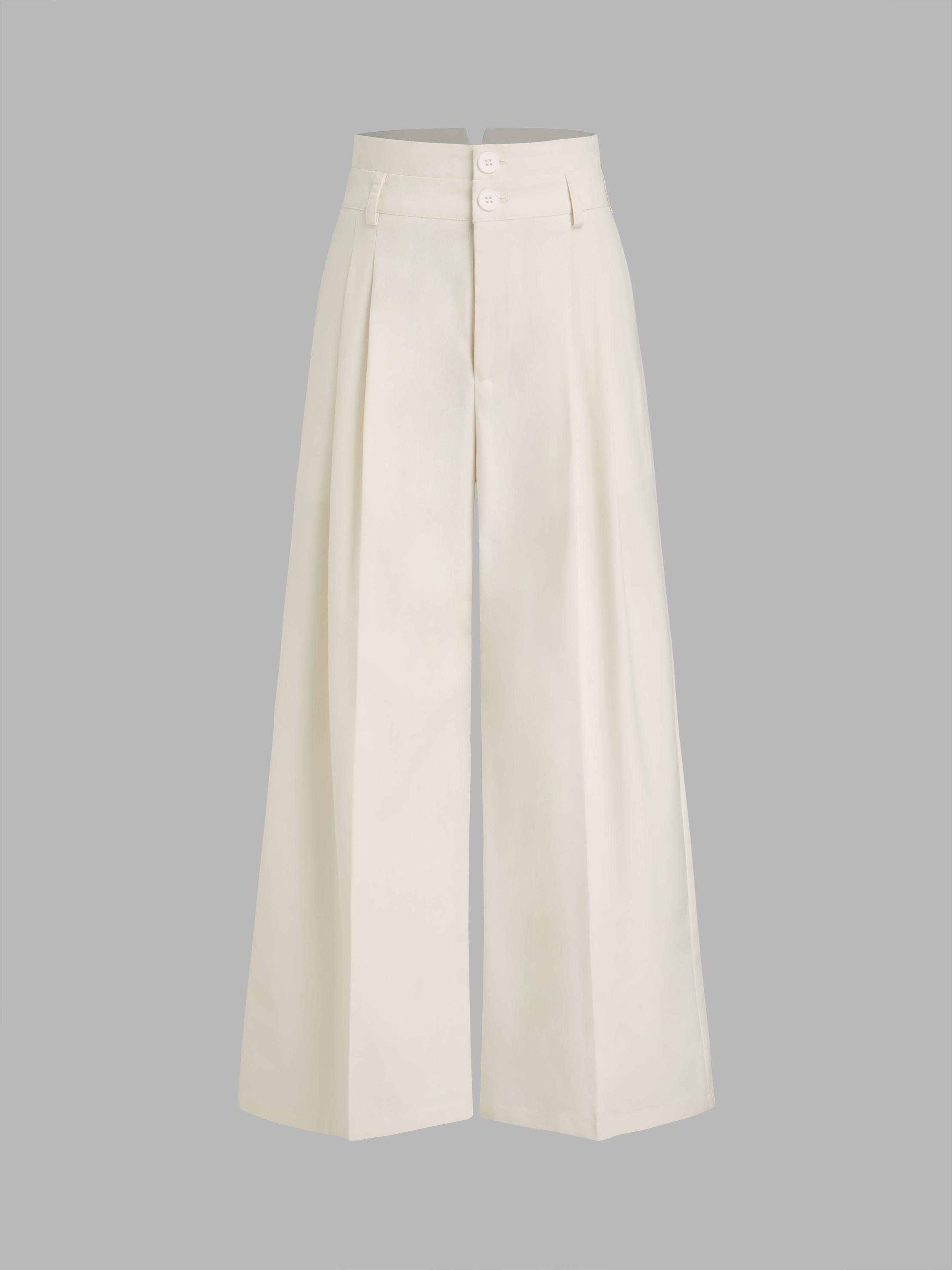 High Rise Linen Trousers by CIDER