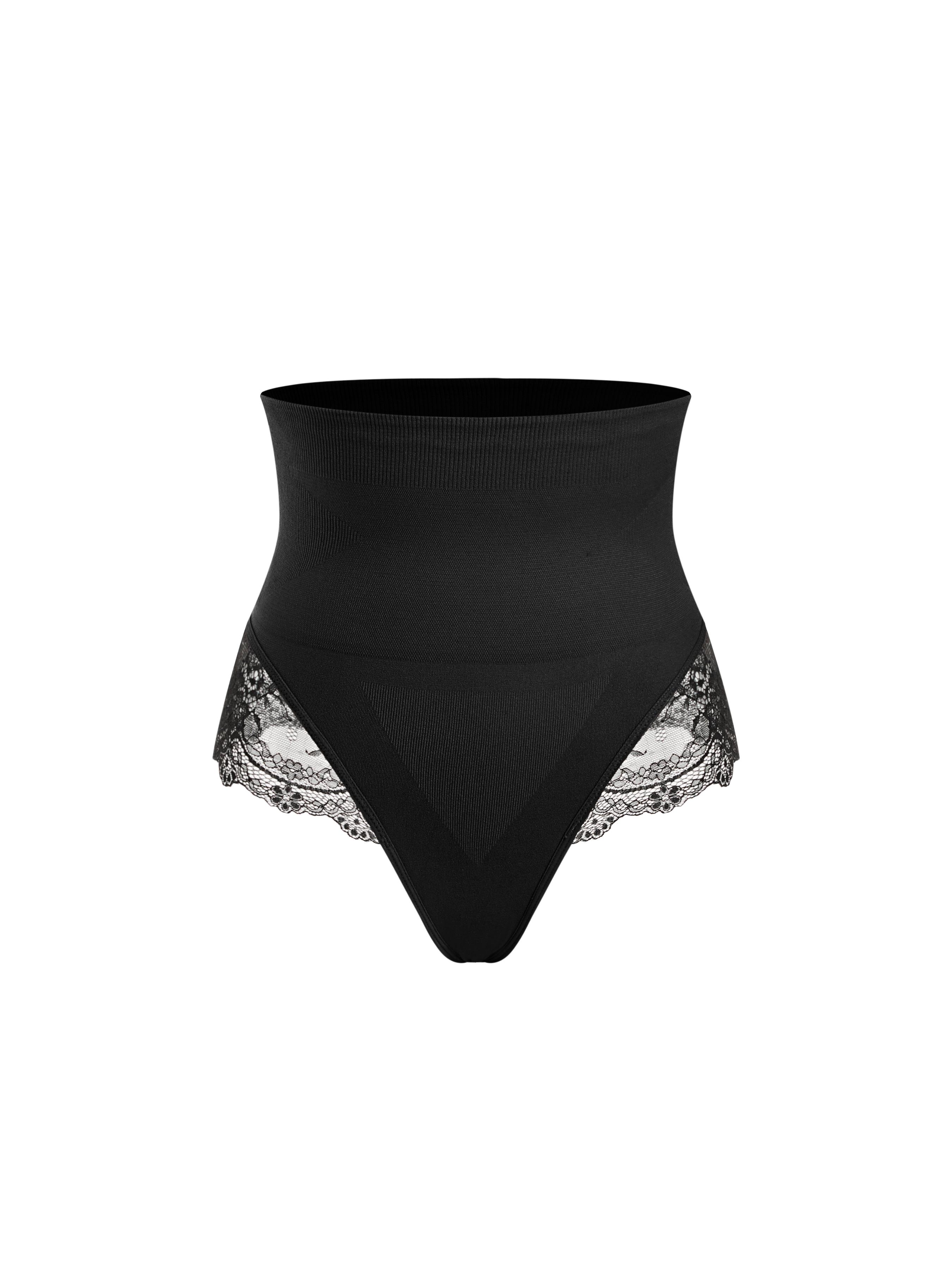 High Rise Seamless Lace Trim Leggings by CIDER
