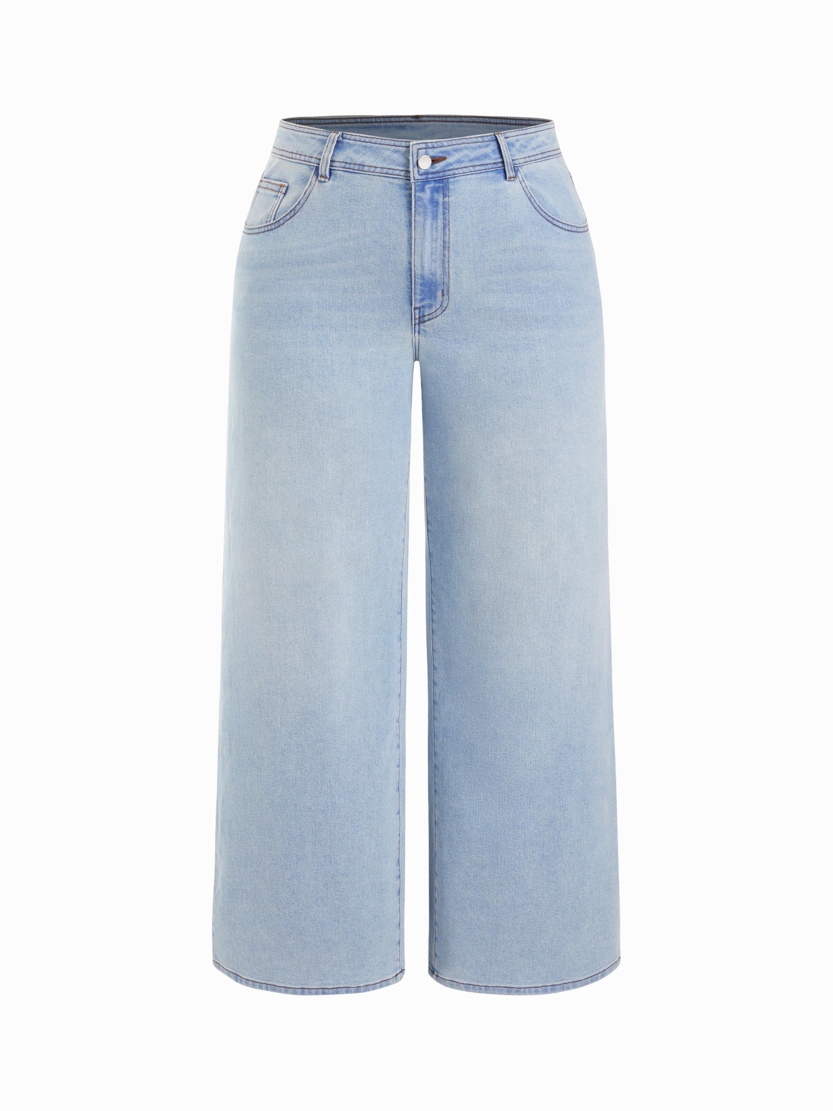 High-Rise Wide Leg Curve & Plus by CIDER