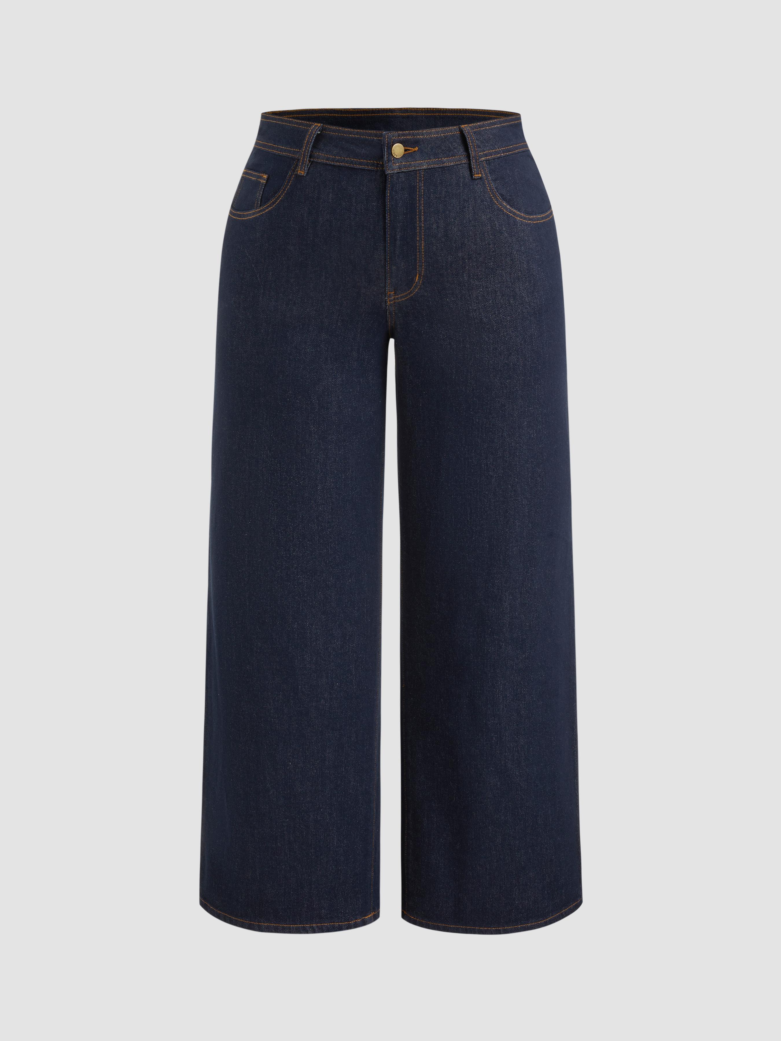 High-Rise Wide Leg Curve & Plus by CIDER