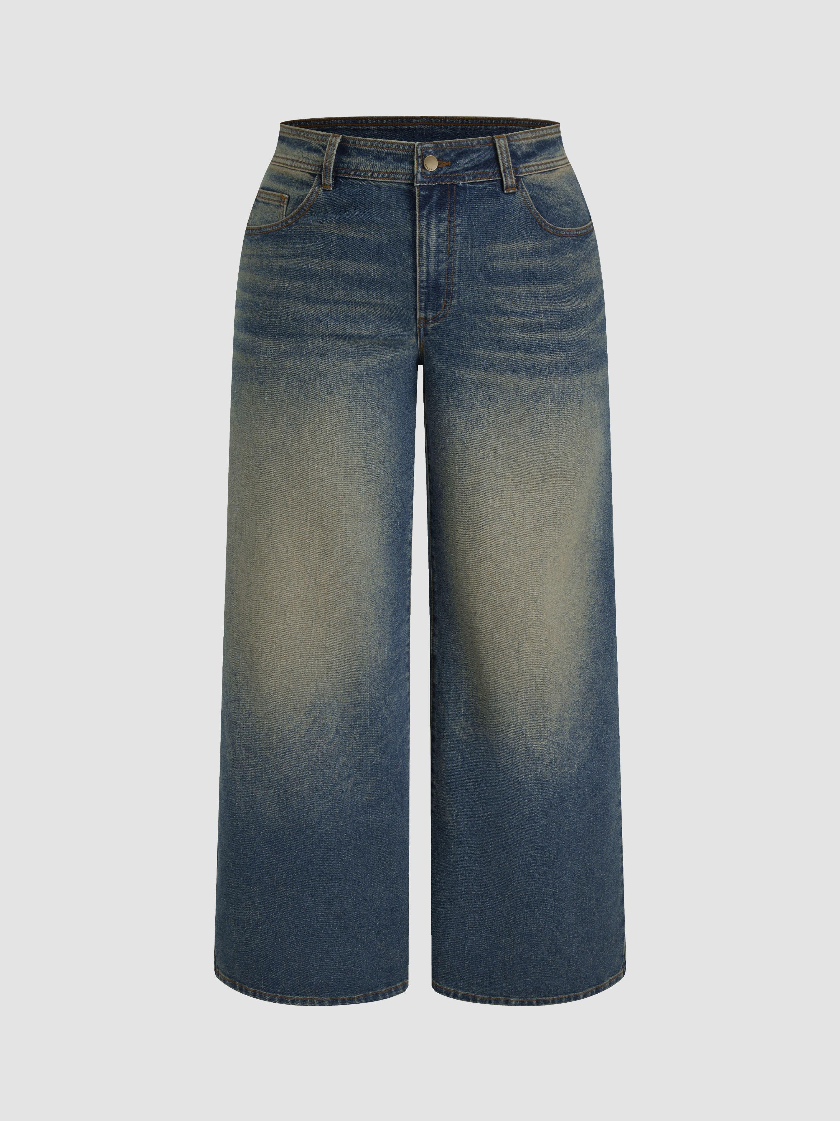 High-Rise Wide Leg Curve & Plus by CIDER