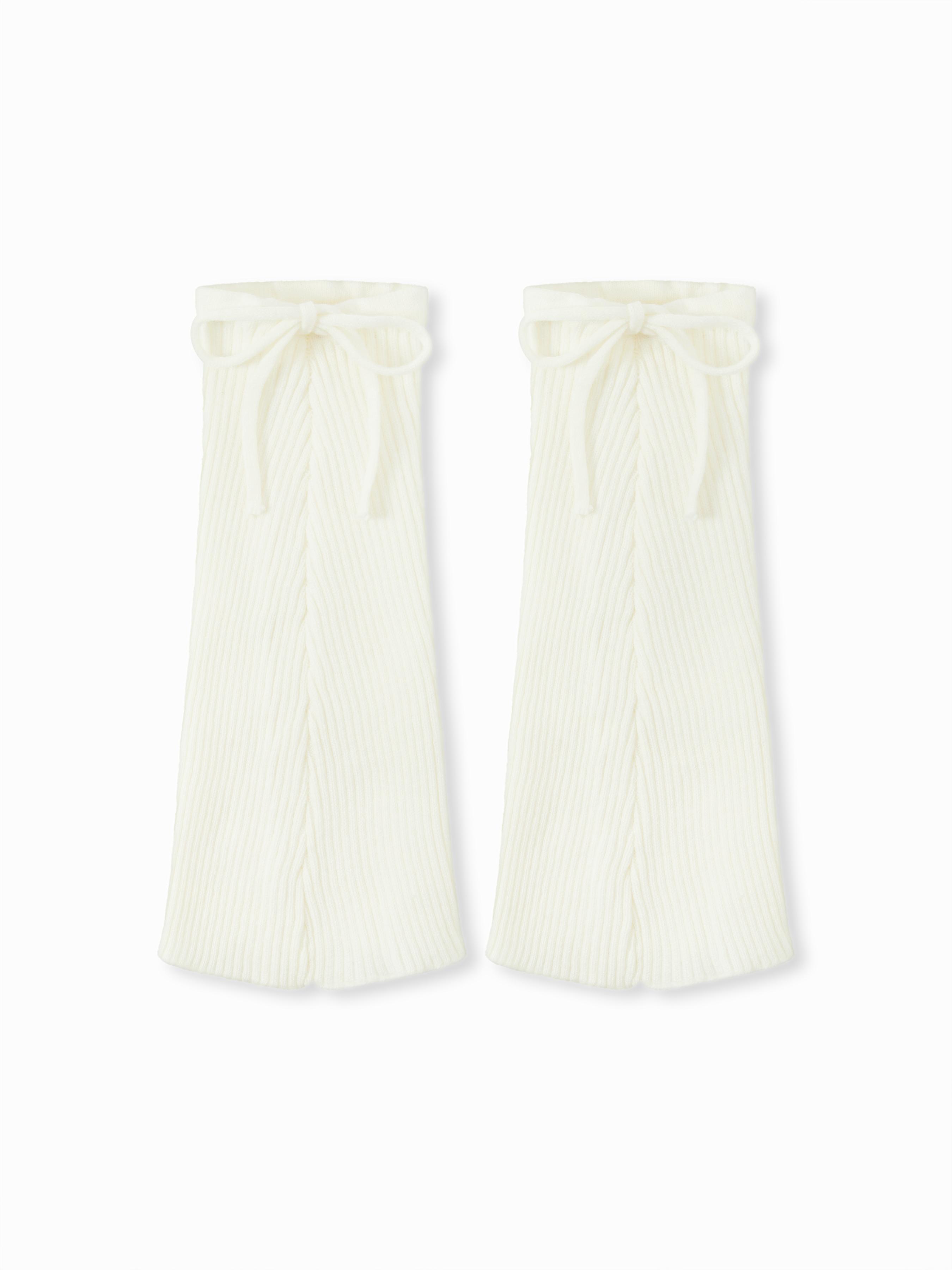 LACE-UP KNITTED LEG WARMERS by CIDER