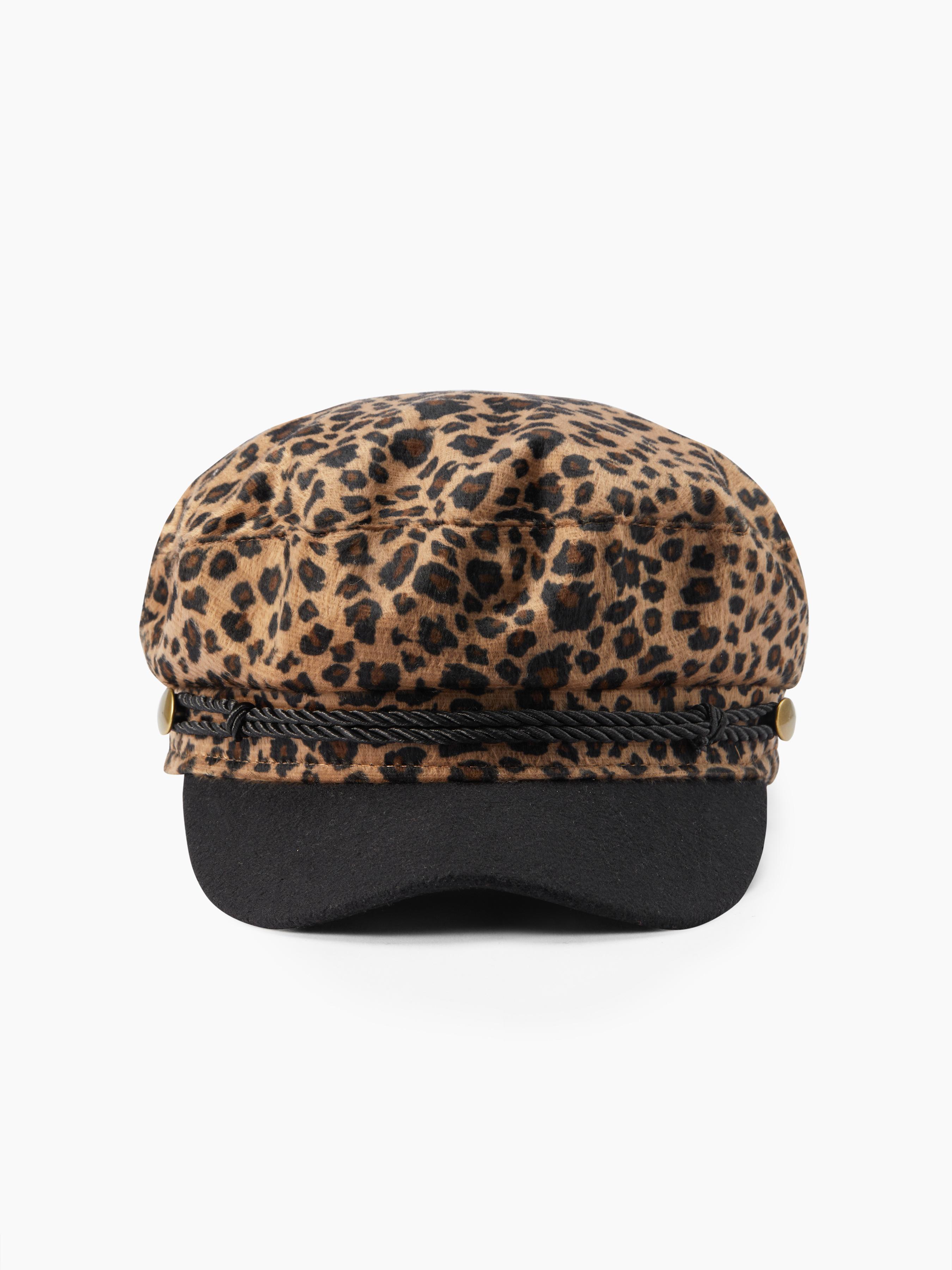 LEOPARD PRINT BERET by CIDER