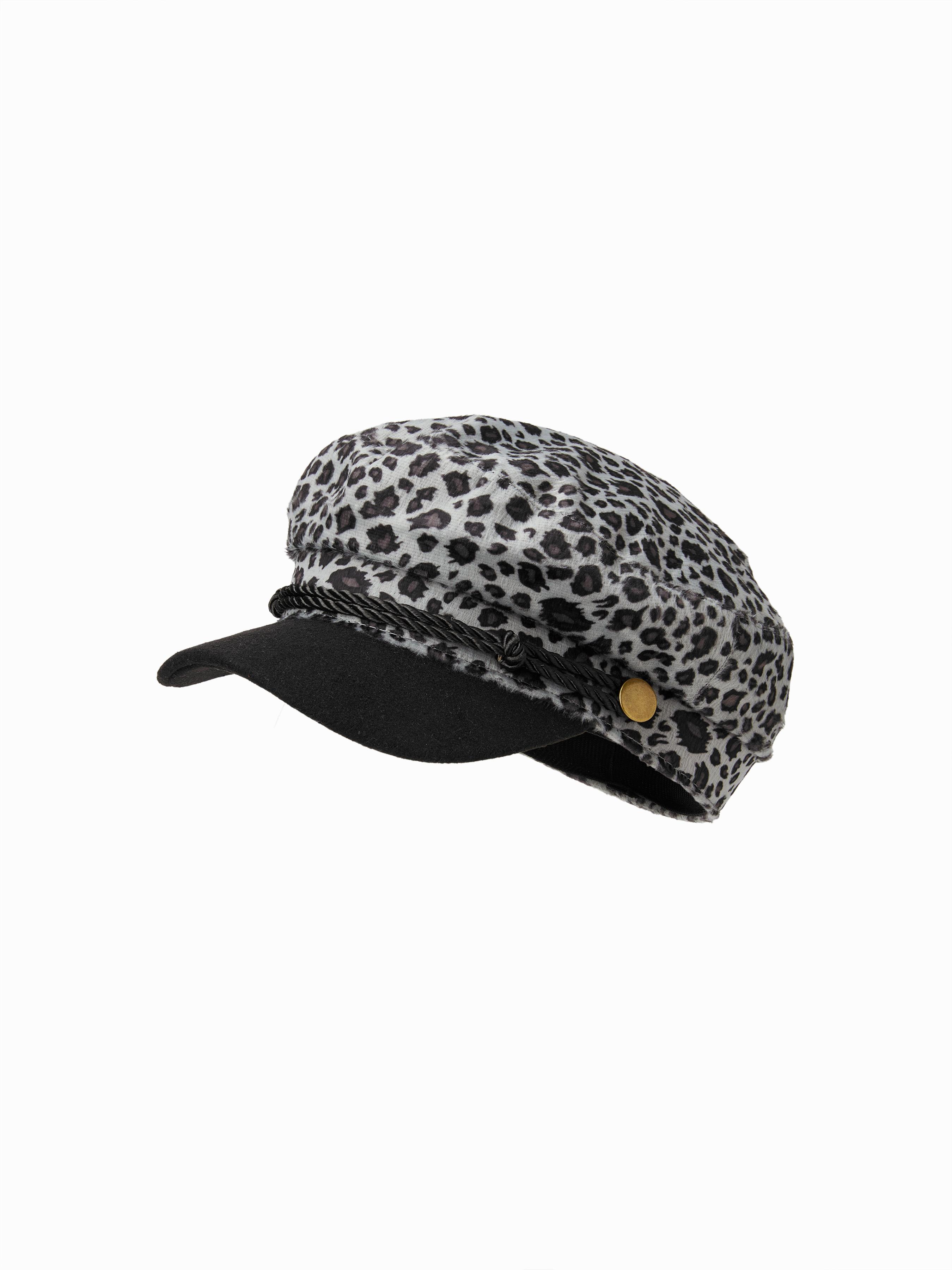 LEOPARD PRINT BERET by CIDER