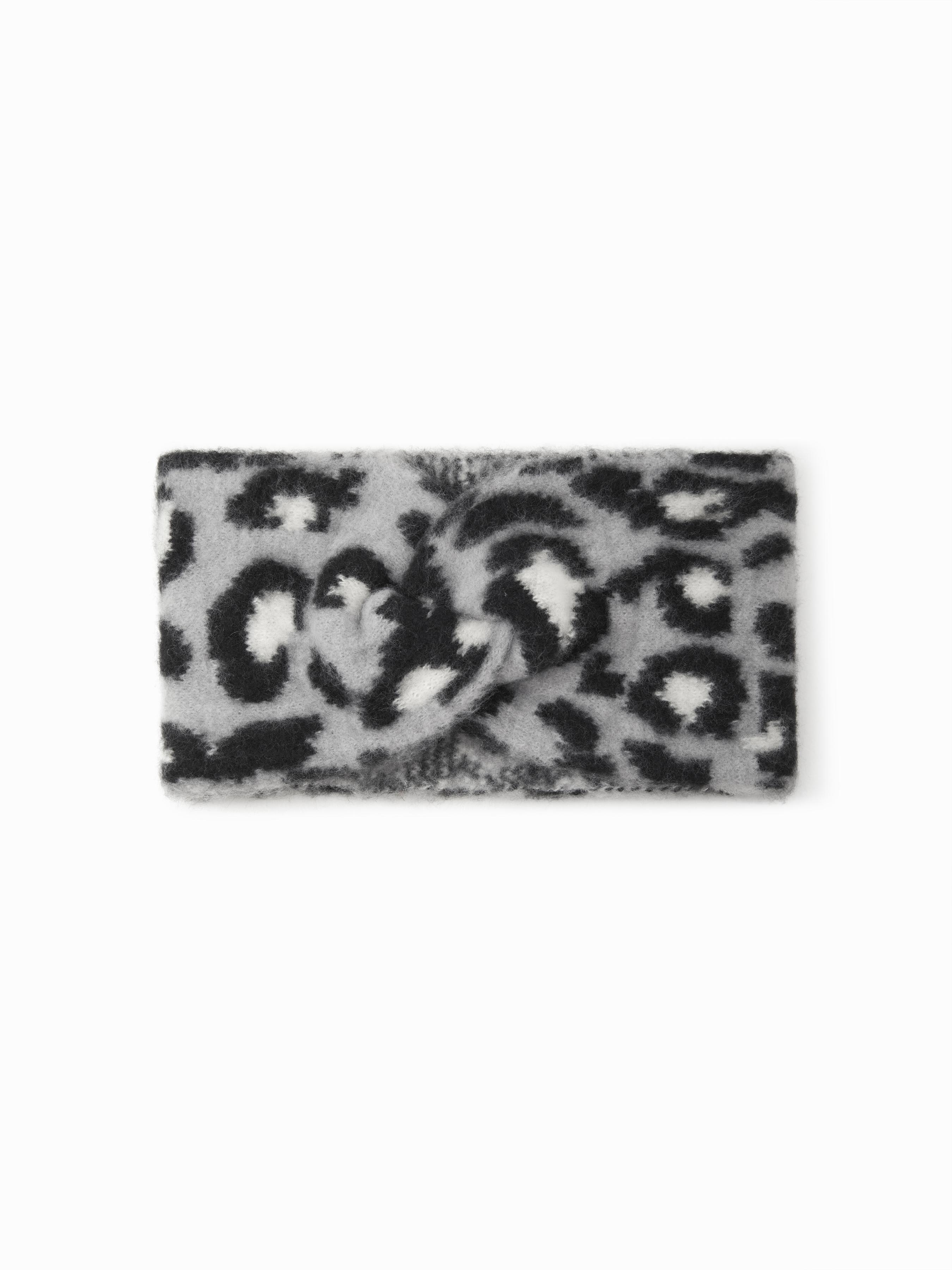 LEOPARD PRINT FUZZY HEADBAND by CIDER