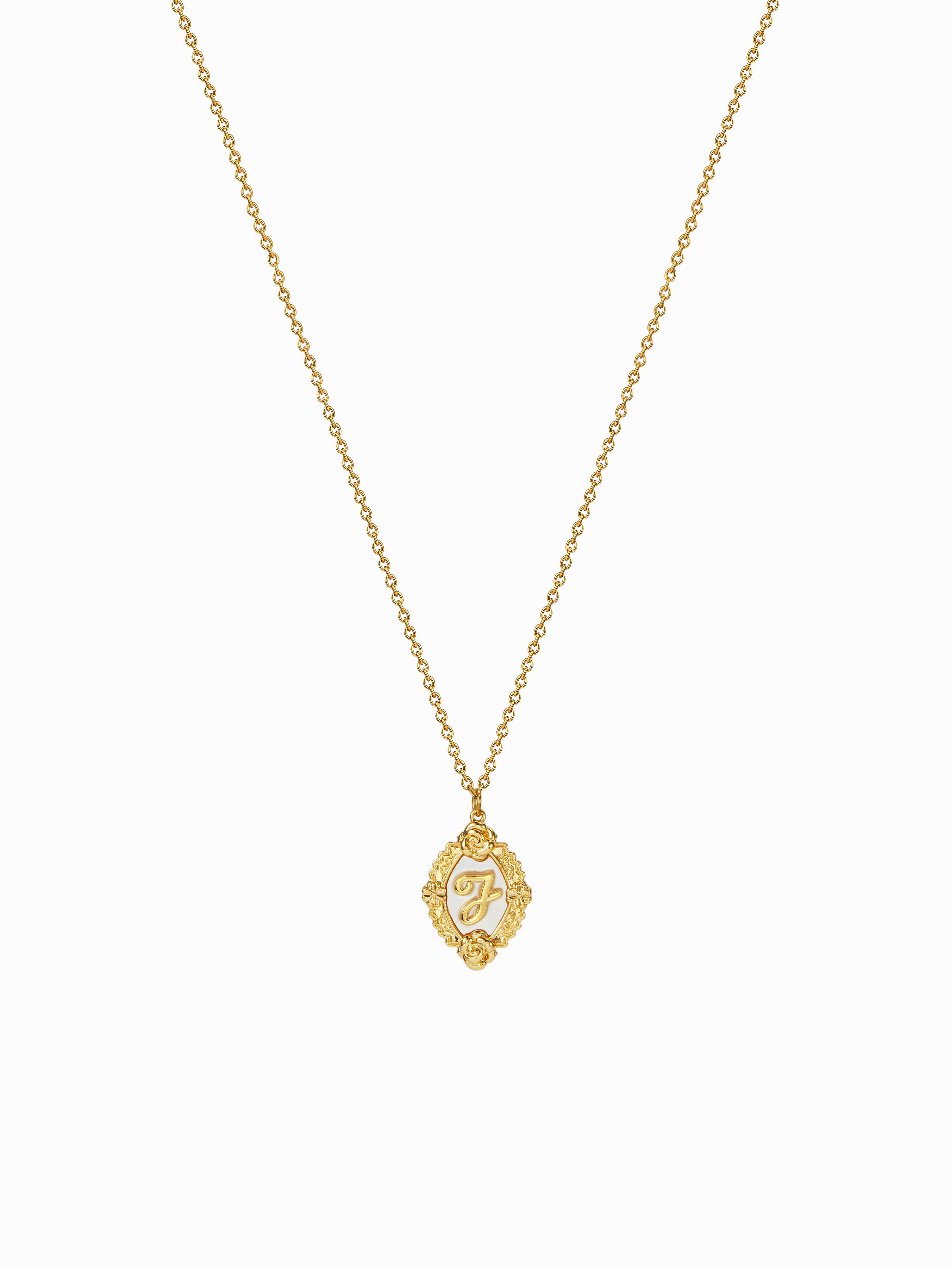 LETTER PENDANT NECKLACE by CIDER