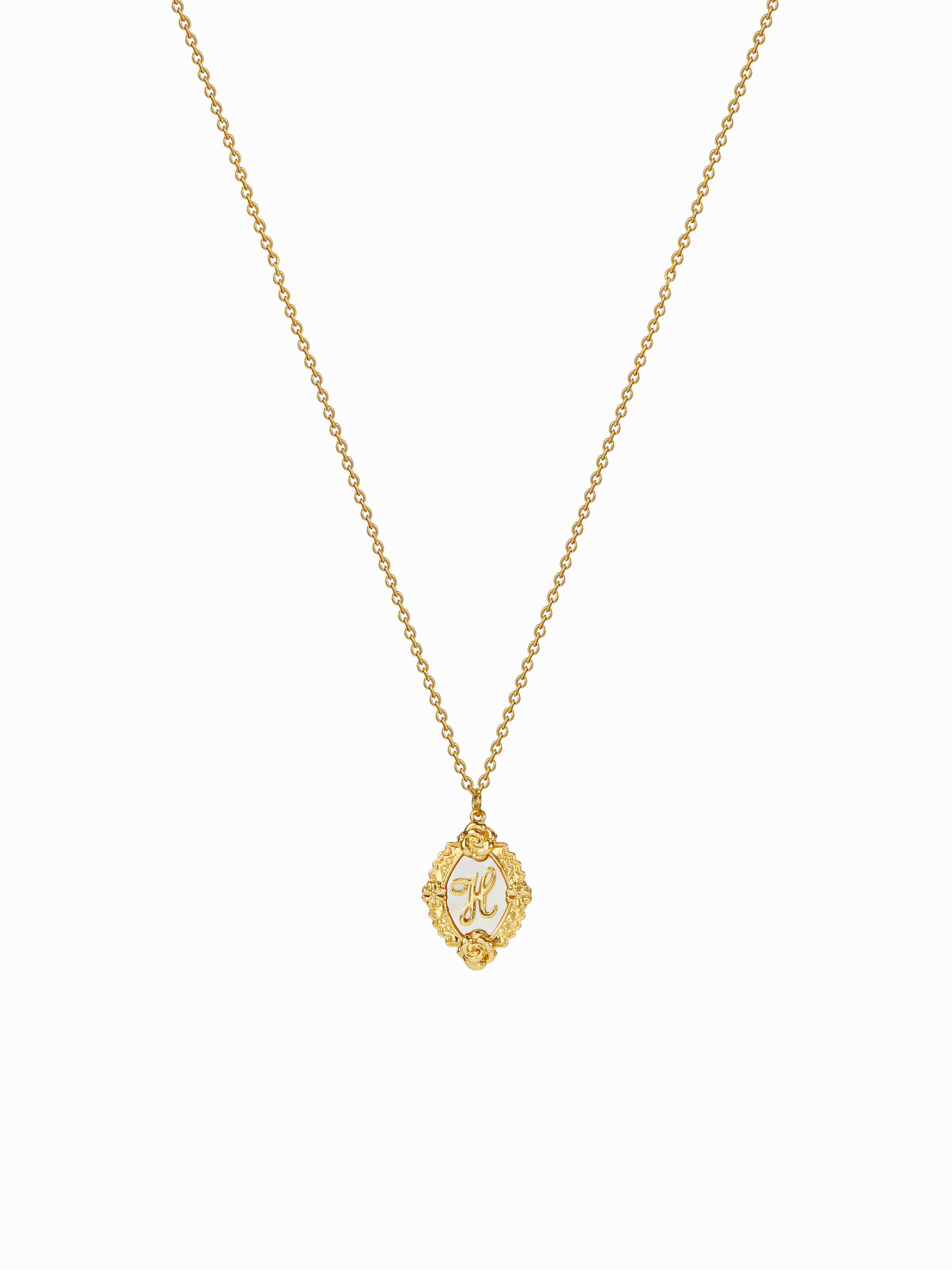 LETTER PENDANT NECKLACE by CIDER