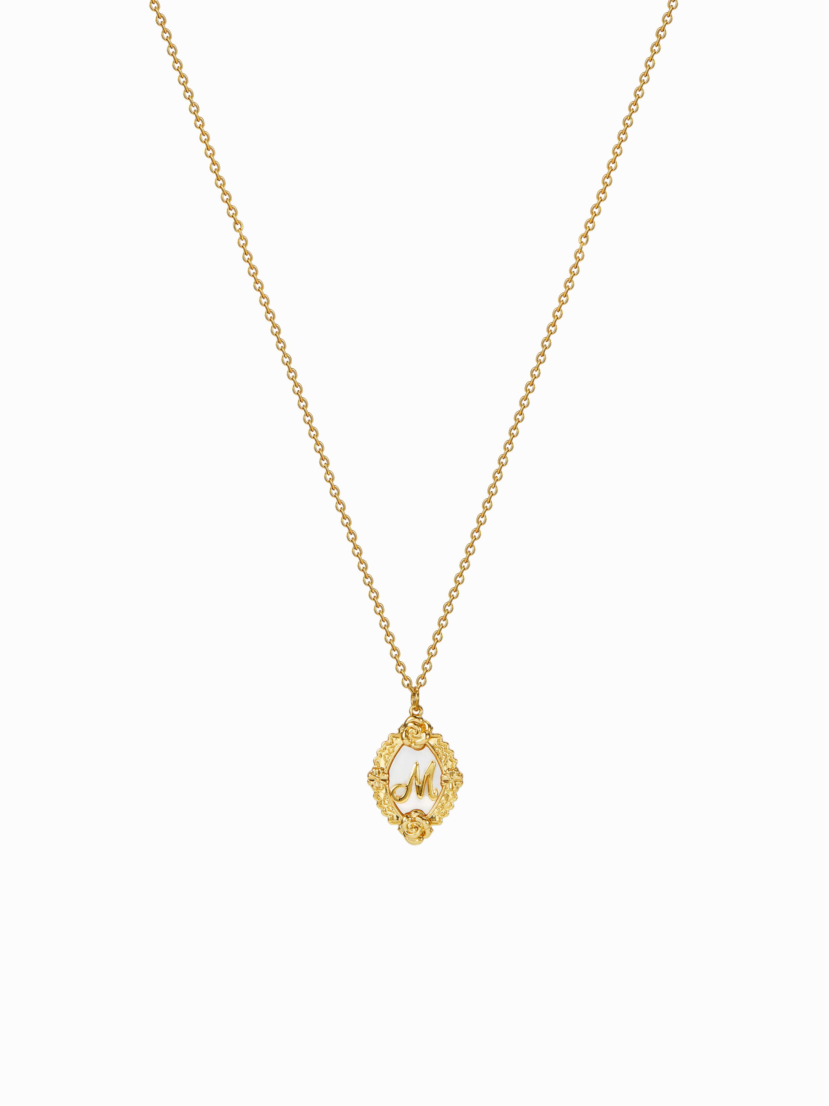 LETTER PENDANT NECKLACE by CIDER