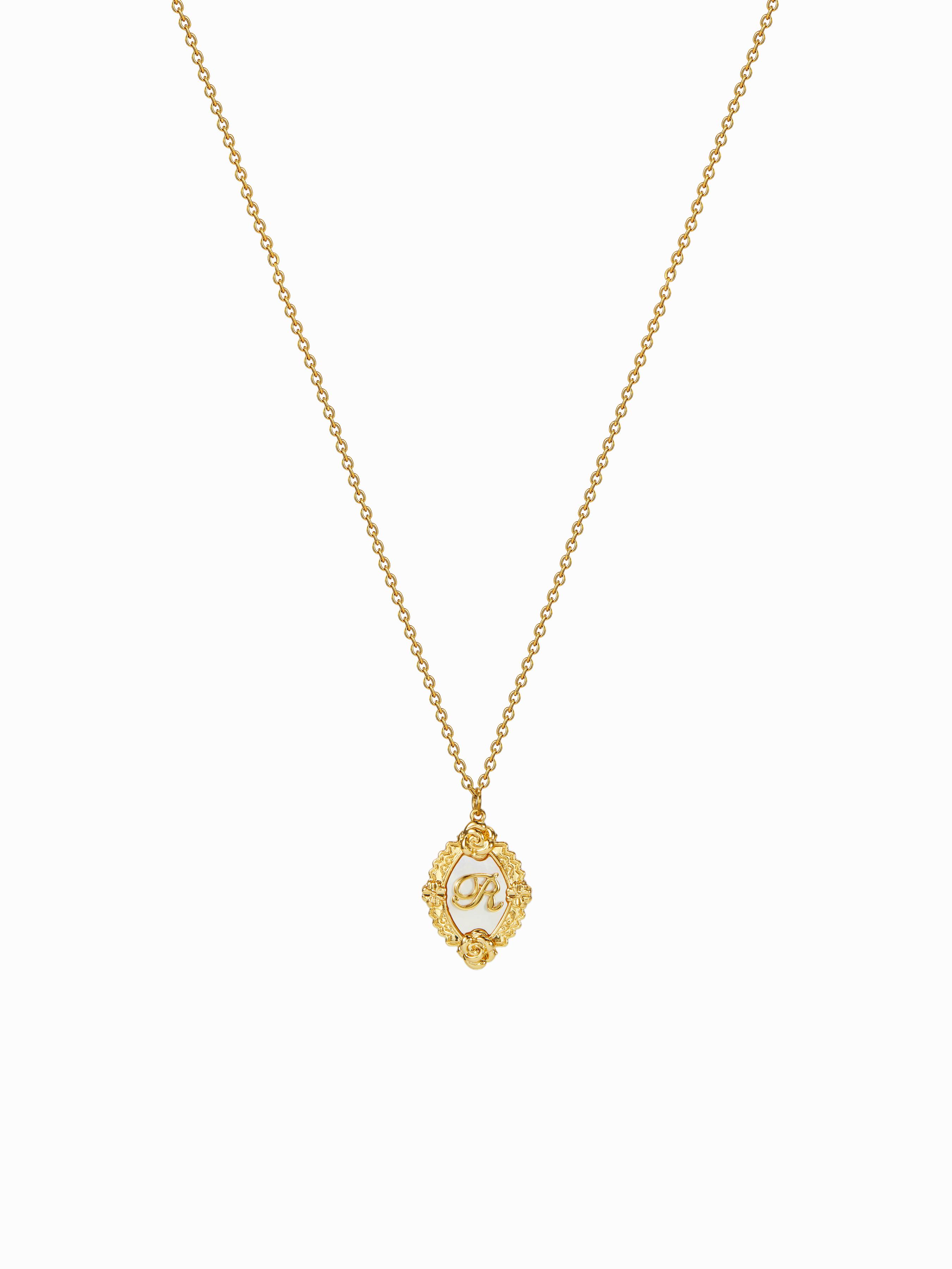 LETTER PENDANT NECKLACE by CIDER