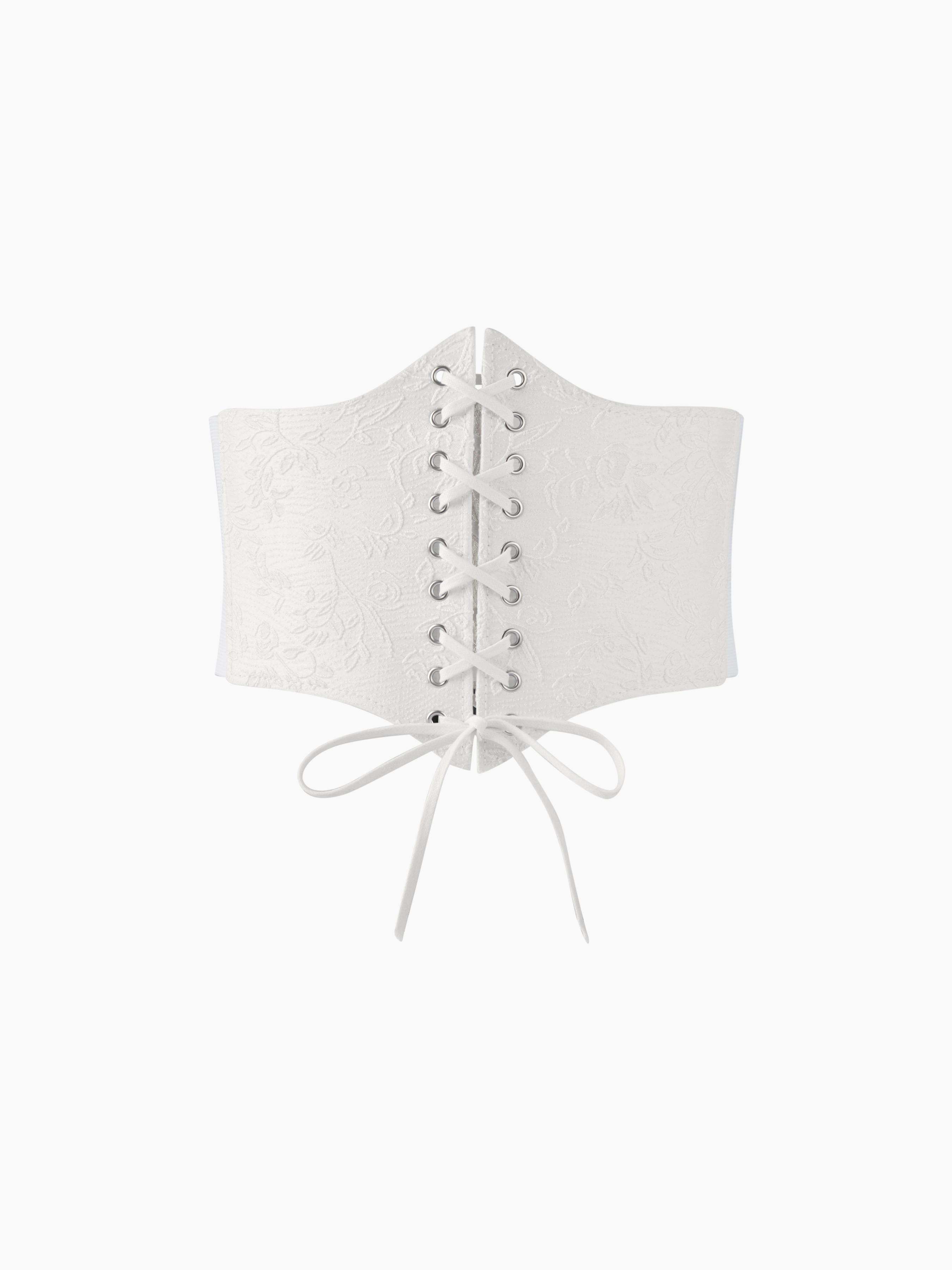 Lace Up Corset Belt by CIDER