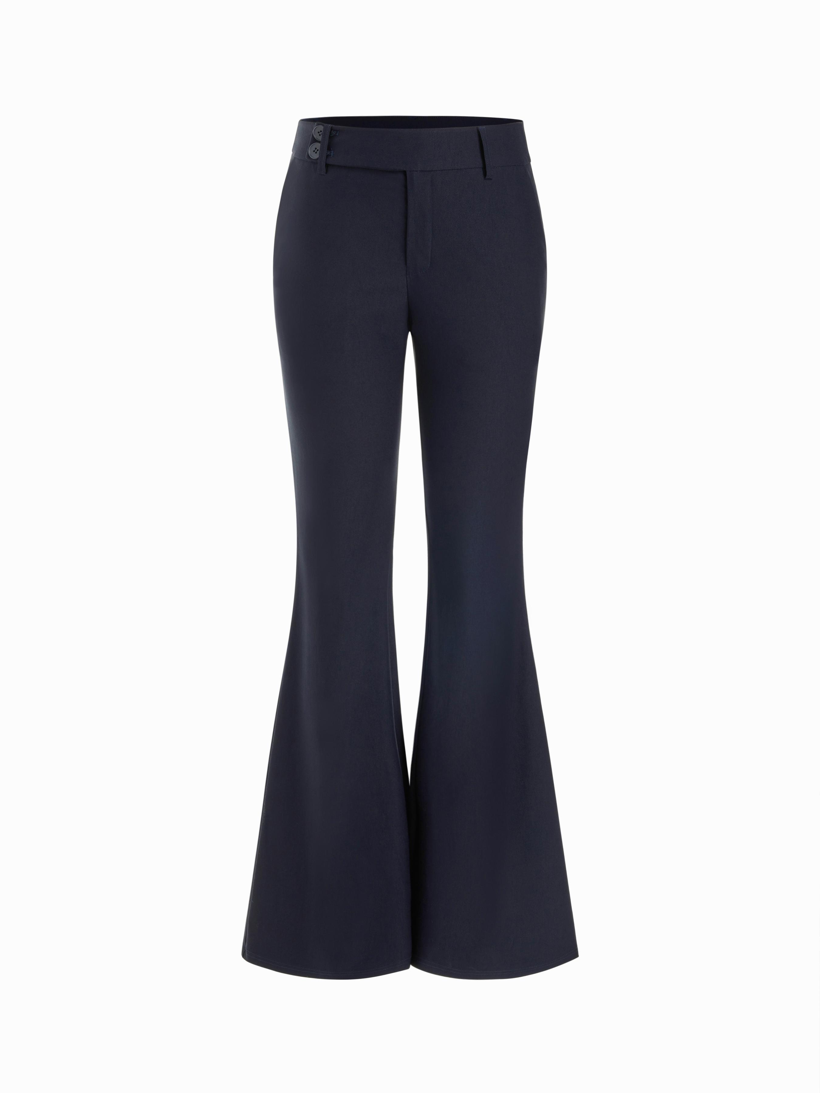 Low Rise Flared Trousers by CIDER