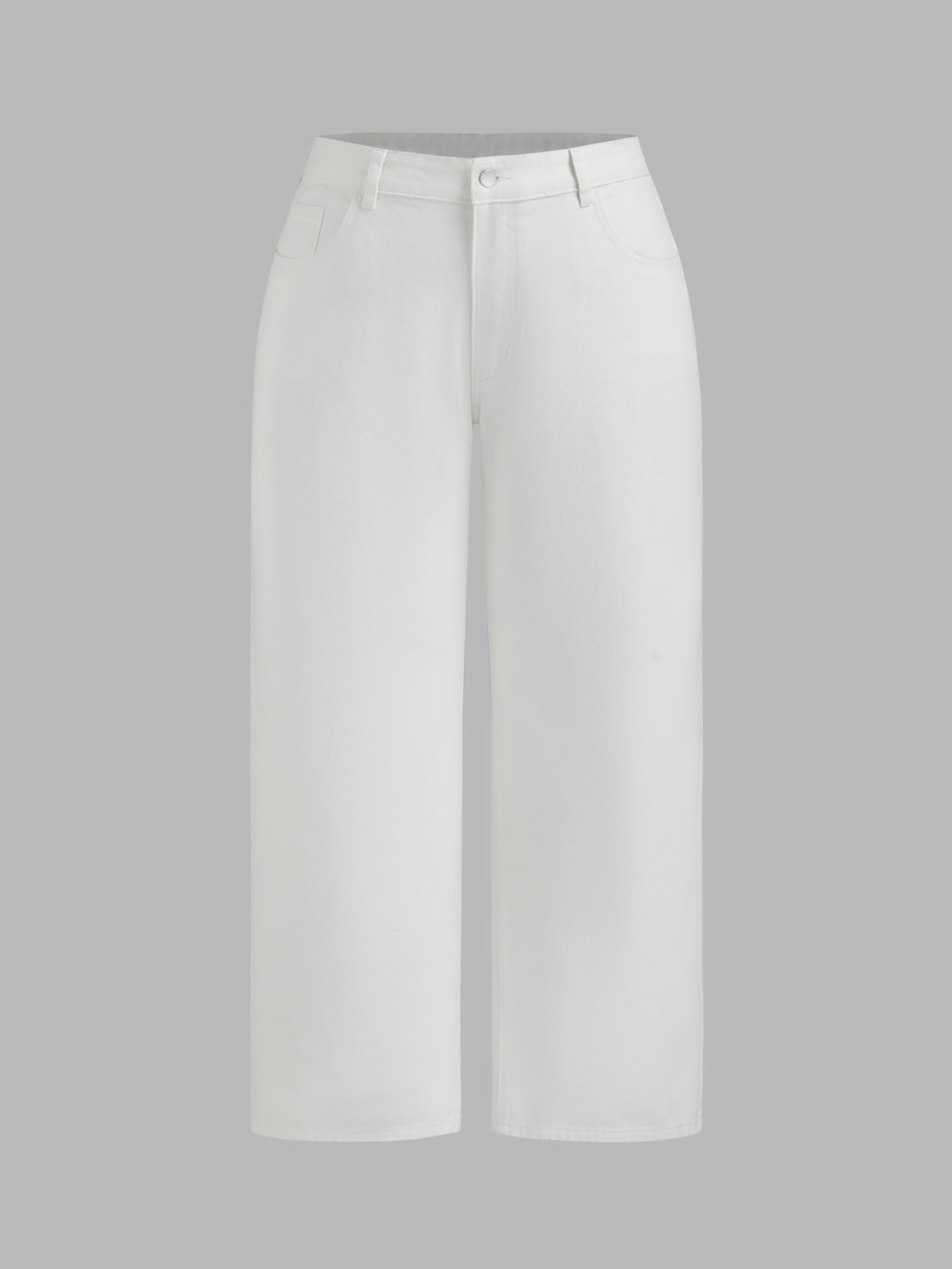 Mid-Rise Straight Leg Curve & Plus by CIDER