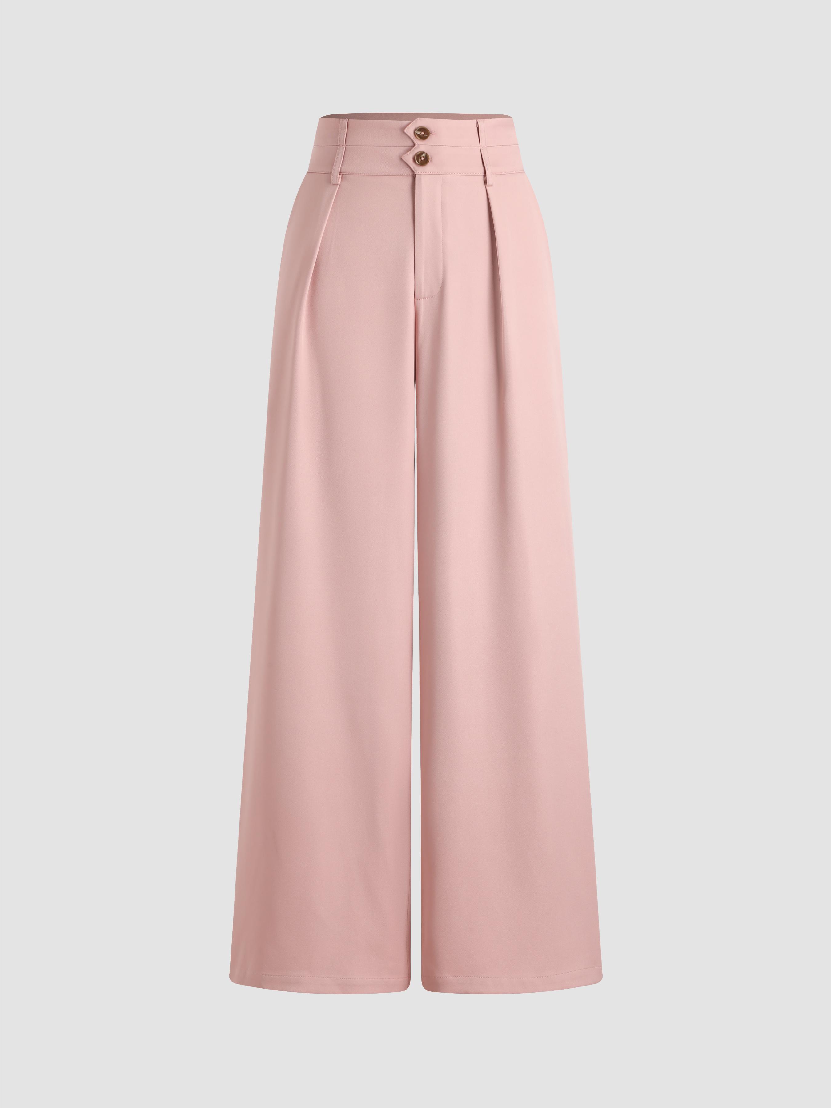 Mid Rise Straight Leg Trousers by CIDER