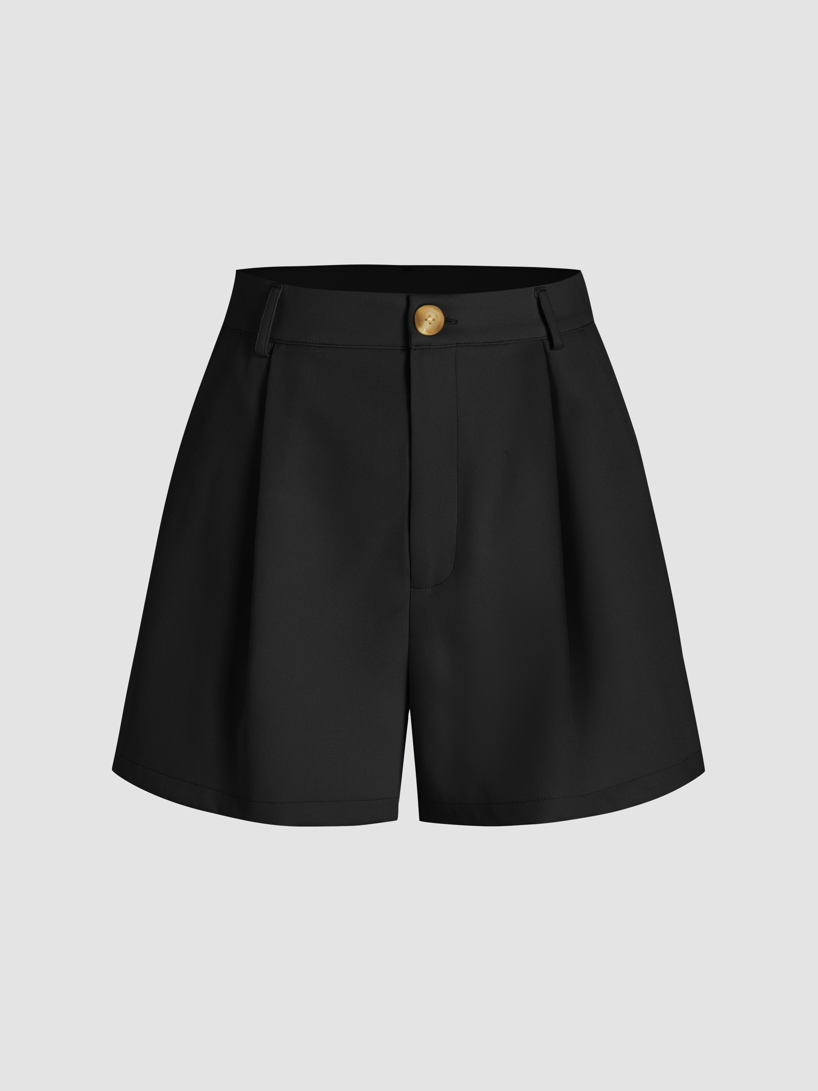 Mid Rise Trouser Shorts by CIDER