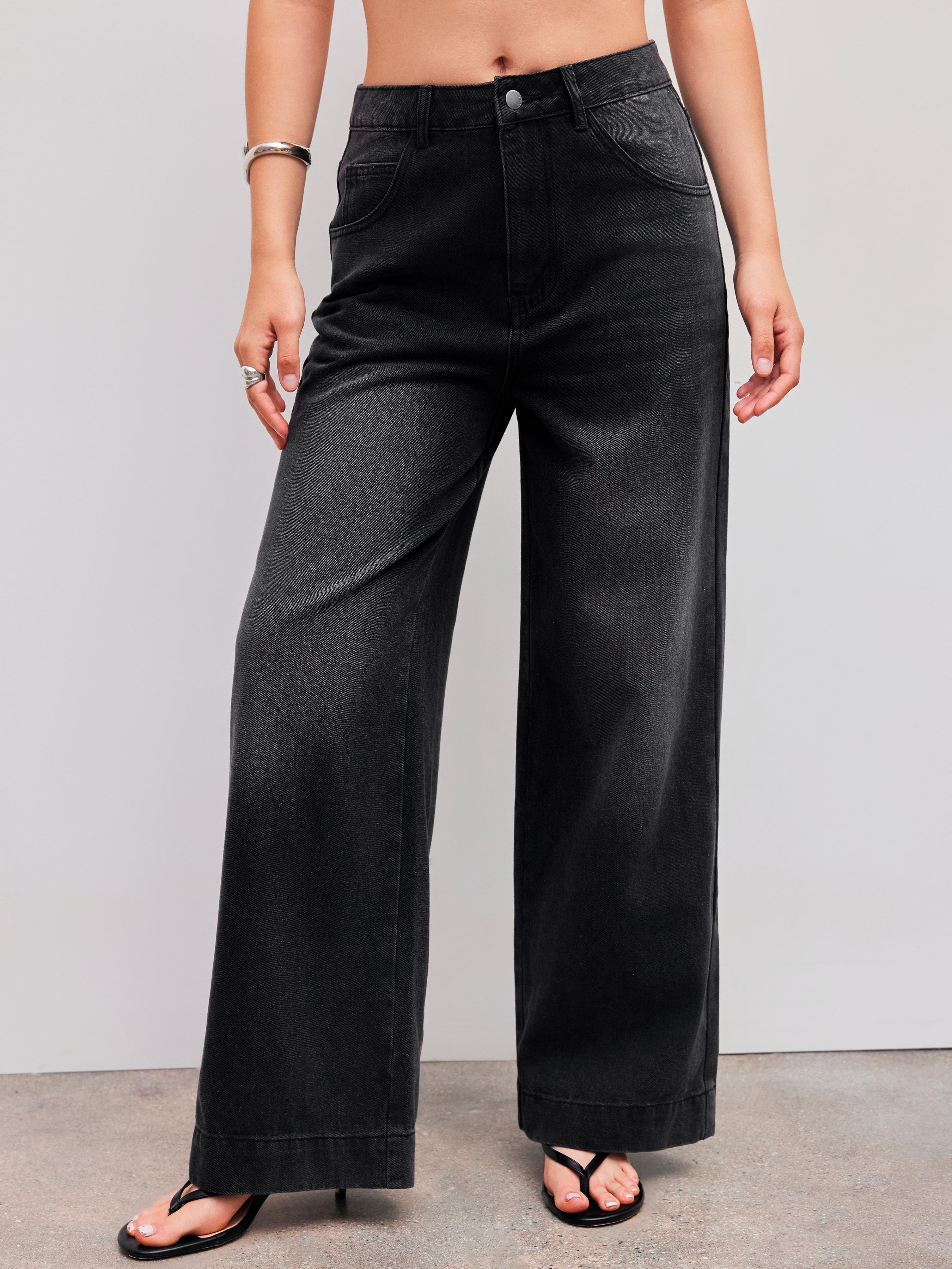Mid Waist Baggy Jeans by CIDER