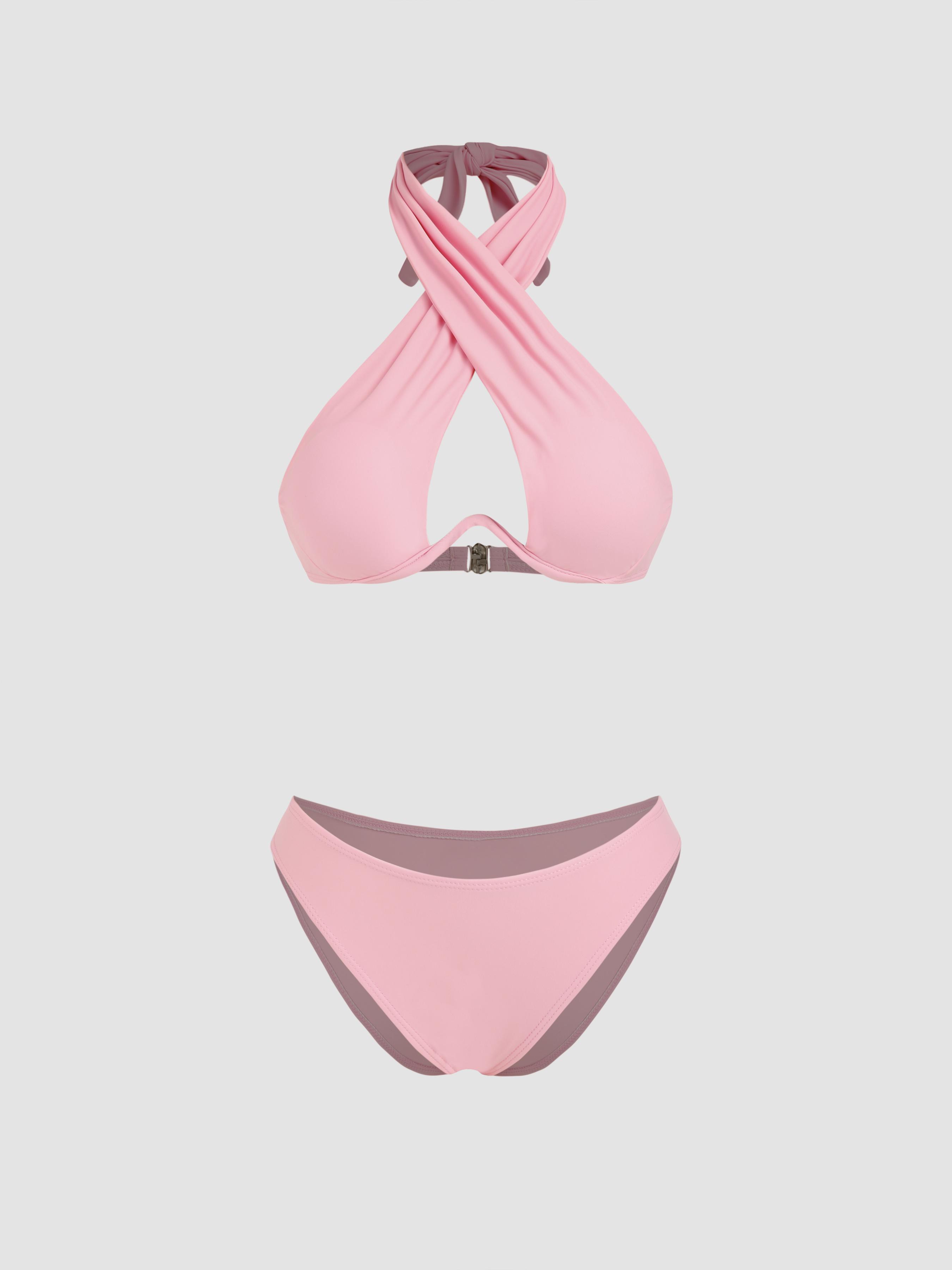 Miss Independent Cut-Out Underwire Bikini Set by CIDER