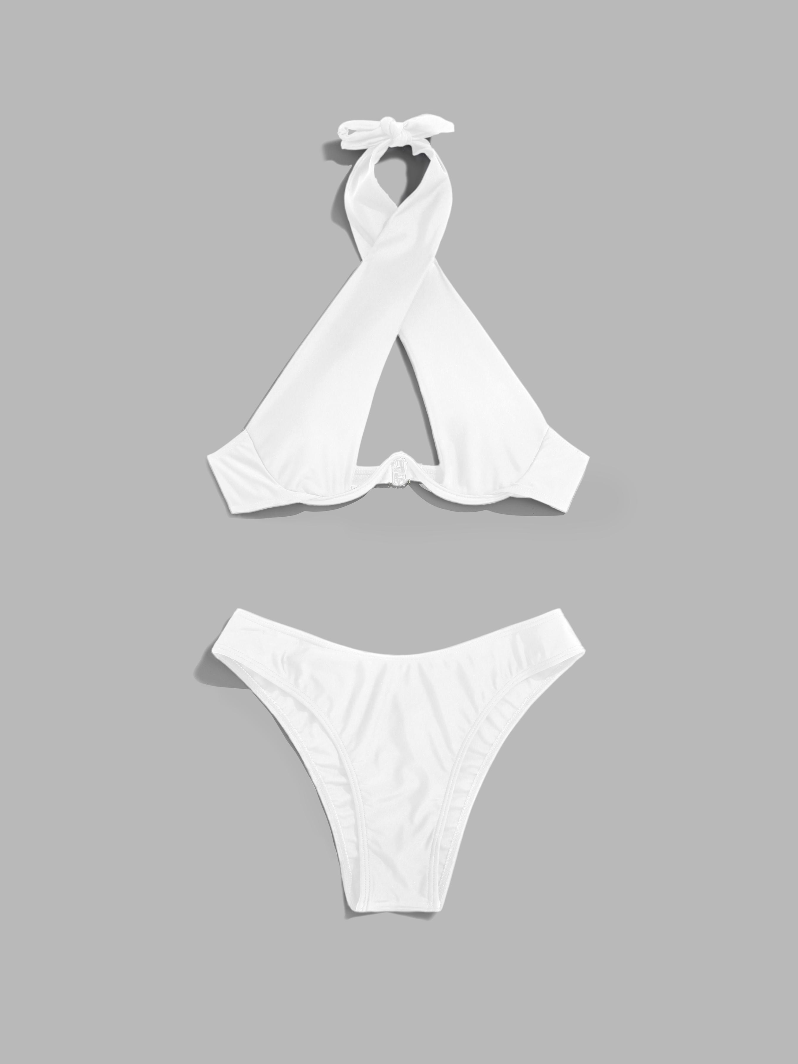 Miss Independent Cut-Out Underwire Bikini Set by CIDER