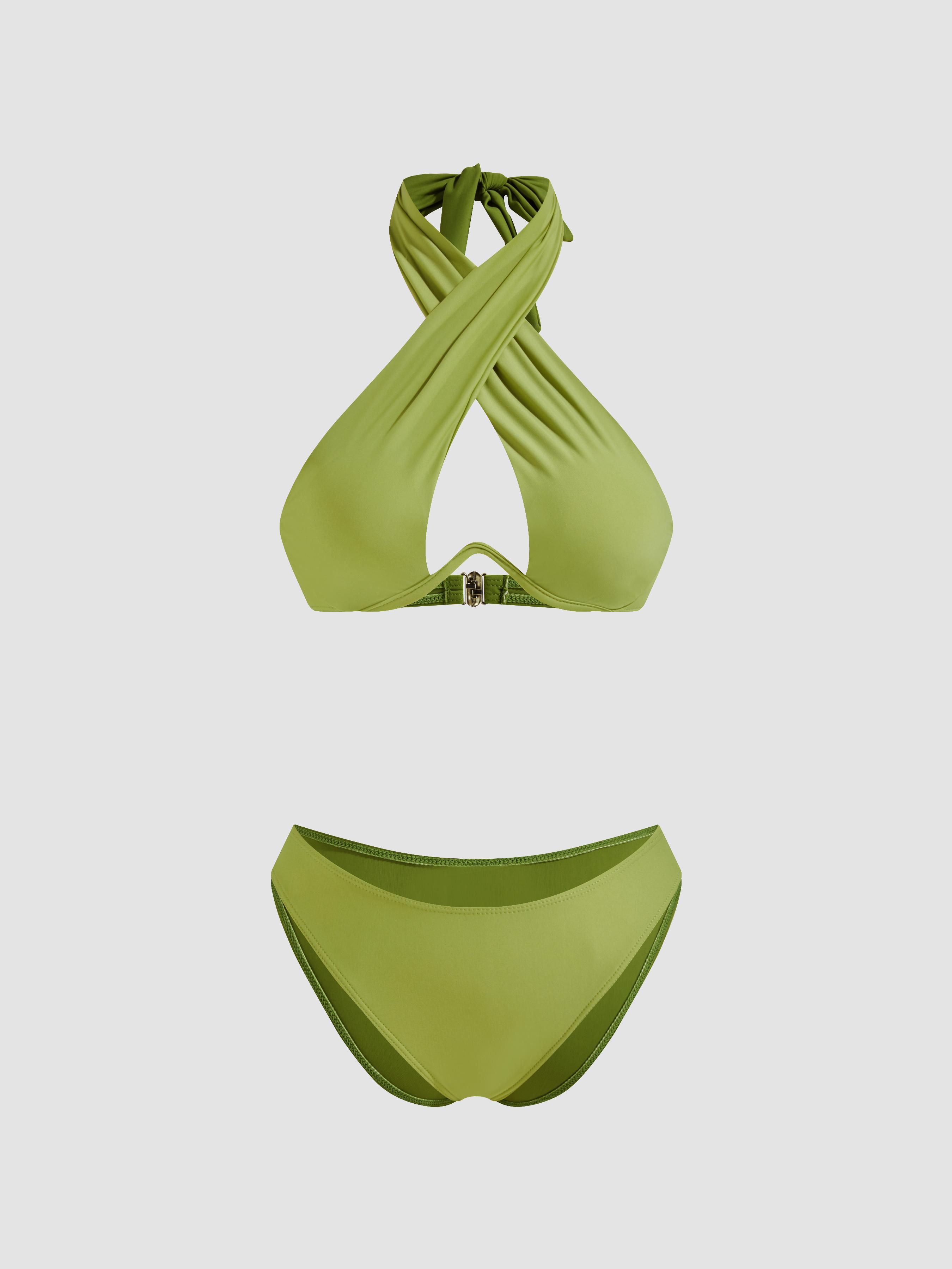 Miss Independent Cut-Out Underwire Bikini Set by CIDER
