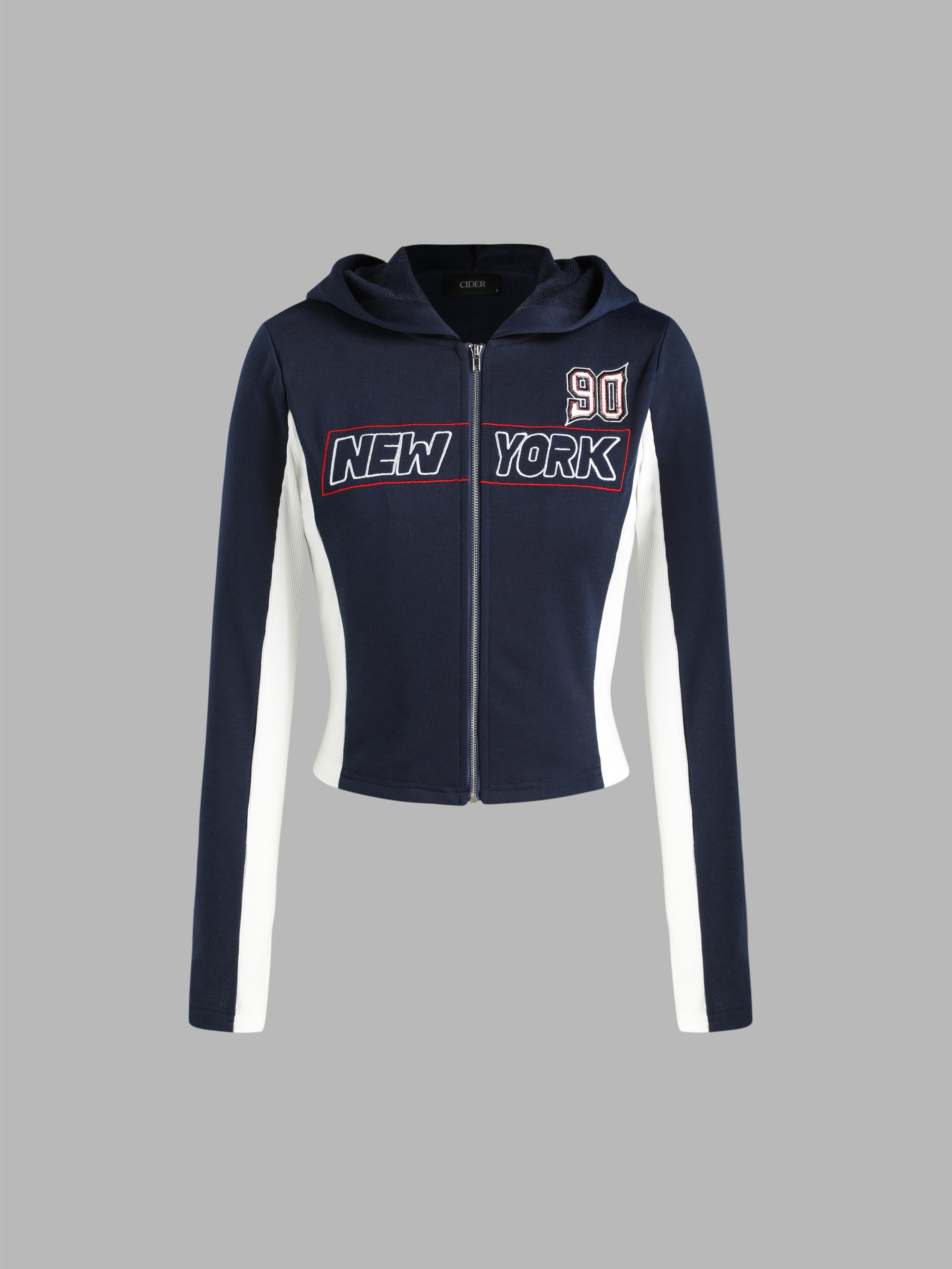 New York 90 Zipper Hoodie by CIDER