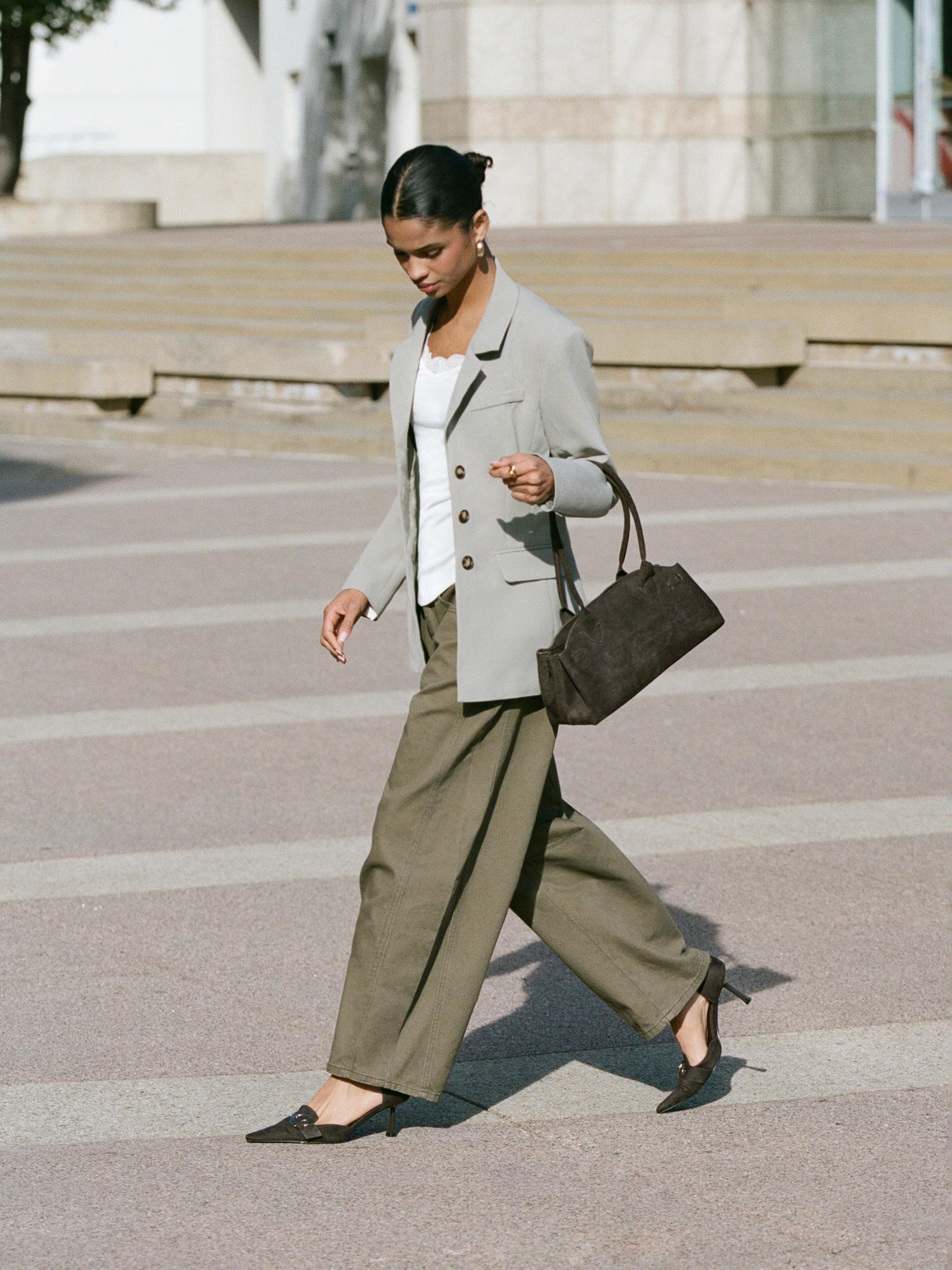 Notched Collar Blazer by CIDER